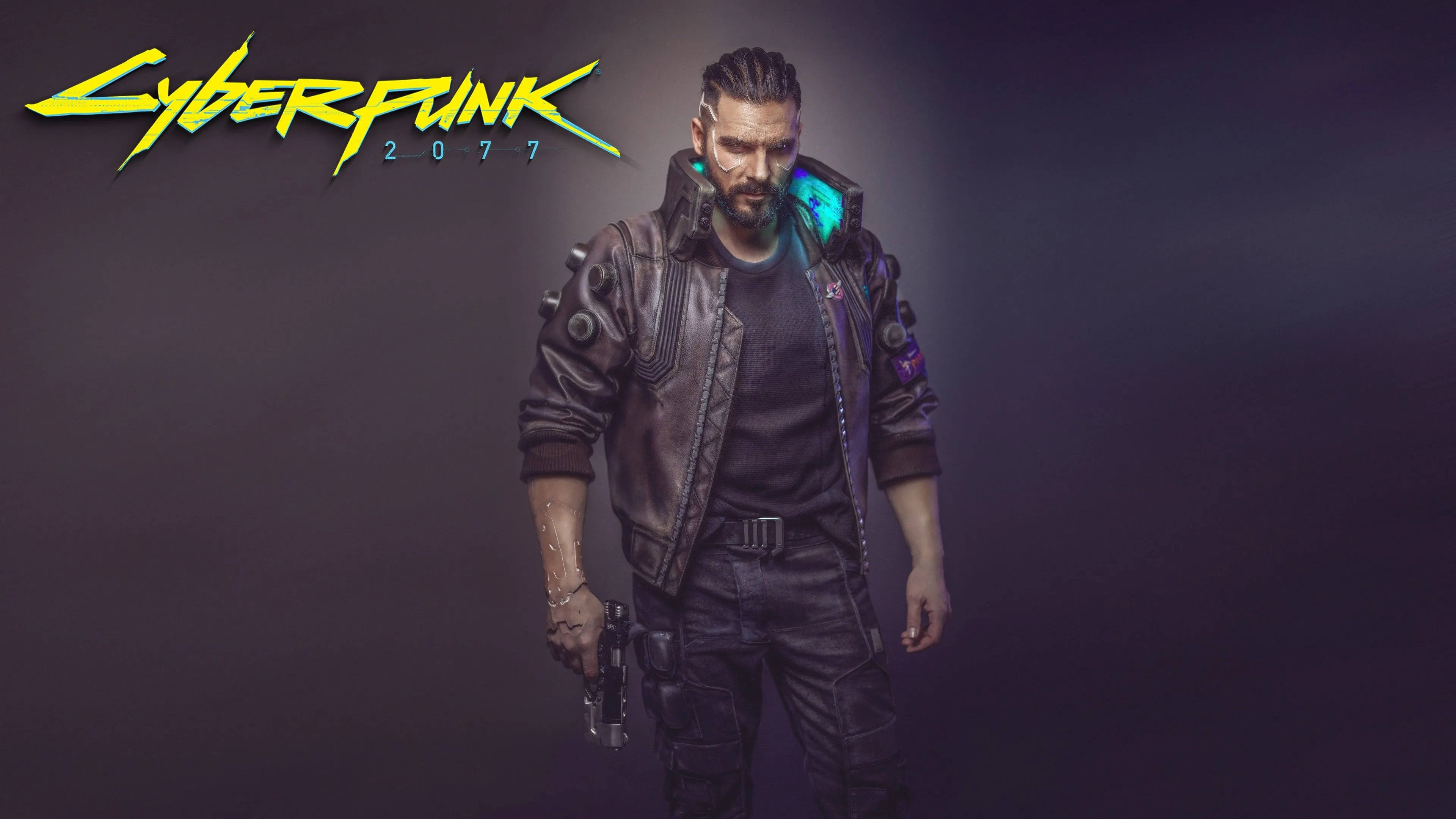 Cyberpunk Päähenkilö 8K Pelaaminen Taustakuvat