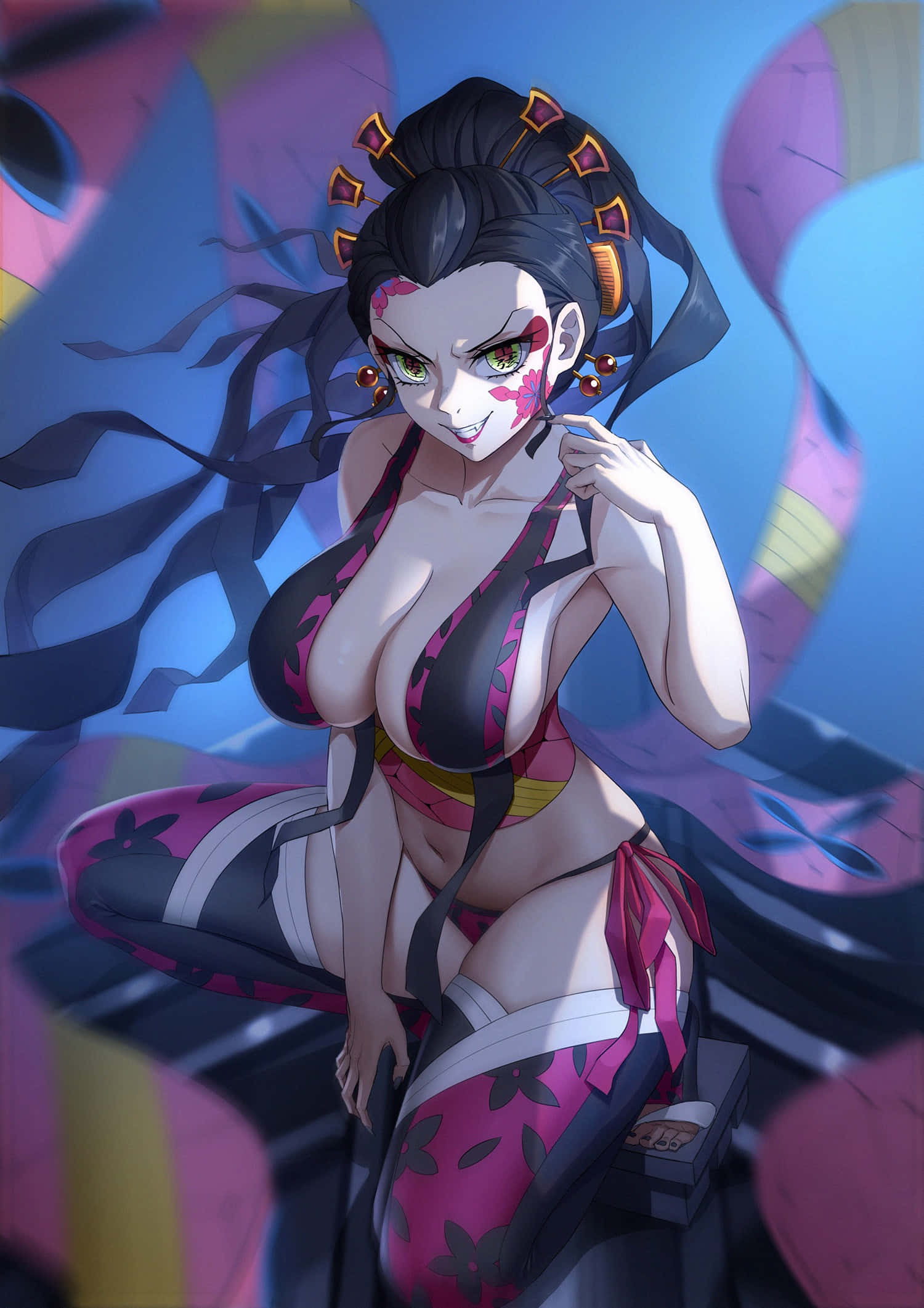 Daki 4K Demon Slayer -taustakuva Taustakuvat