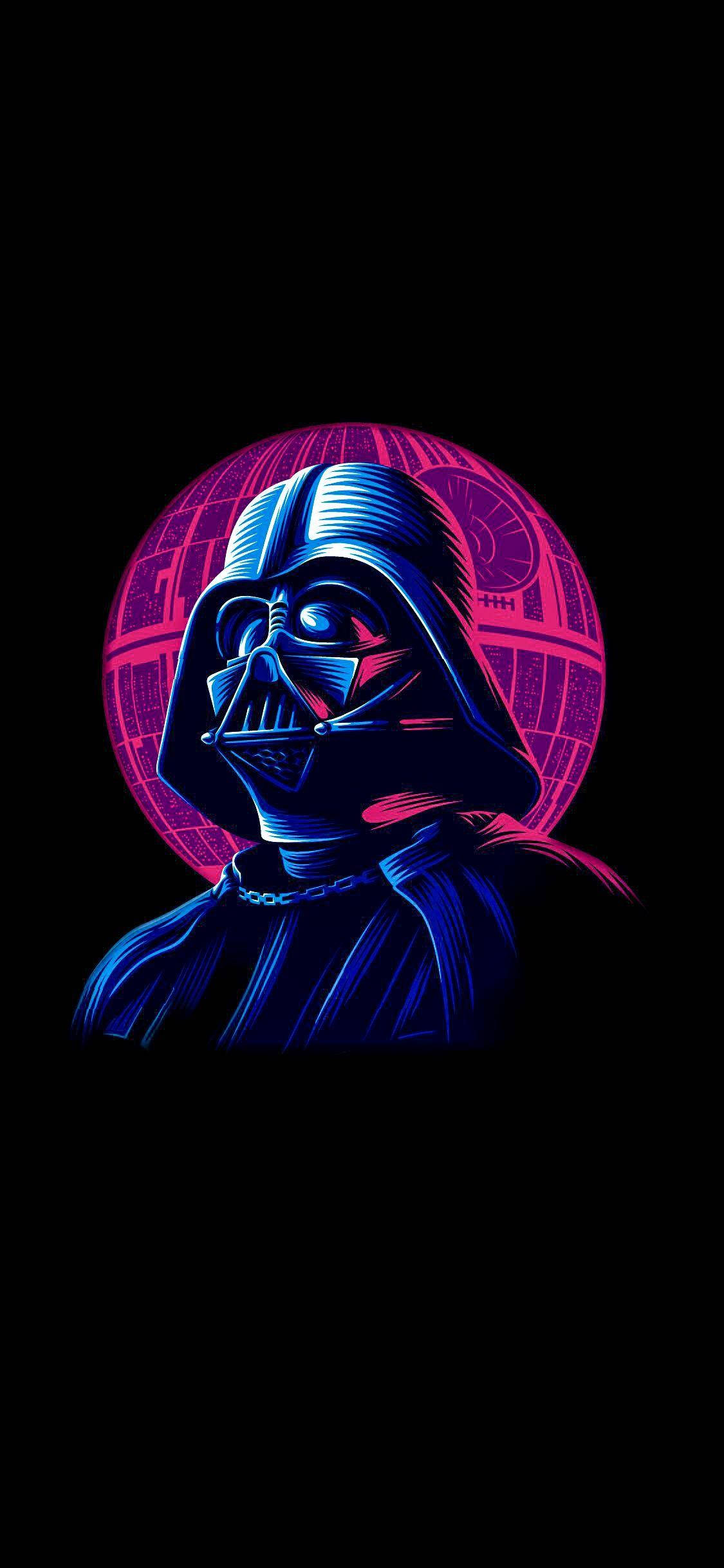 Darthwave Star Wars 4K iPhone Taustakuvat