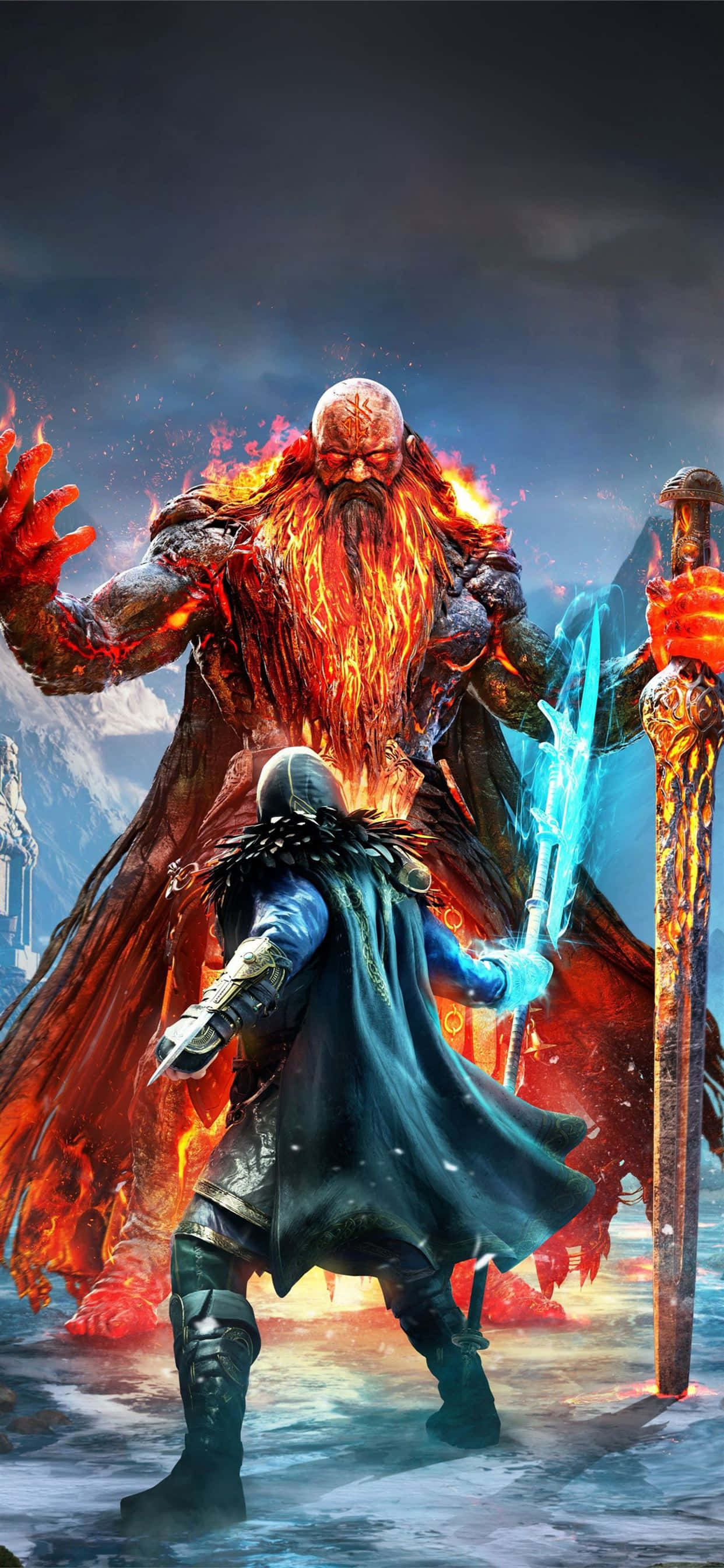 Dawn Of Ragnarok iPhone Xs Max Assassin's Creed Valhalla Taustakuva Taustakuvat