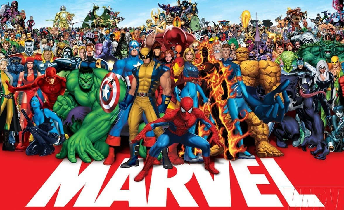 DC:n ja Marvelin supersankarit ja -roistot iPadille Taustakuvat