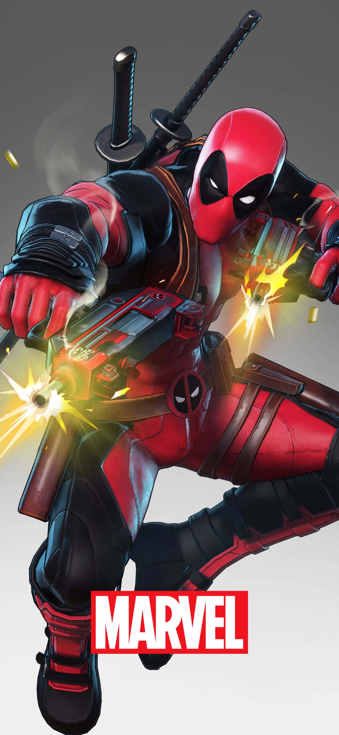 Deadpool iPhone XS Marvel -taustausta Taustakuvat