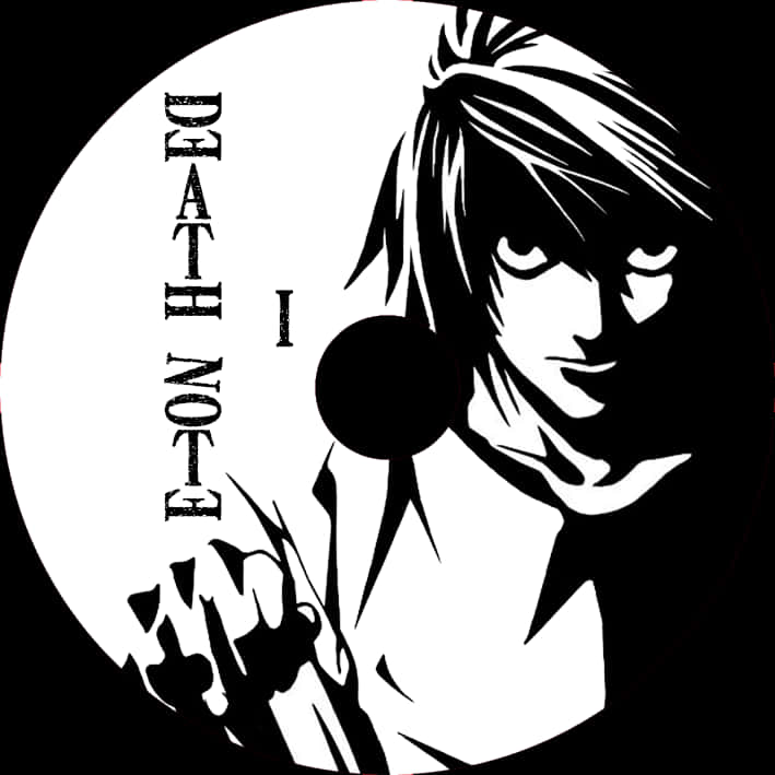 Death Note-animehahmon grafiikka Taustakuvat