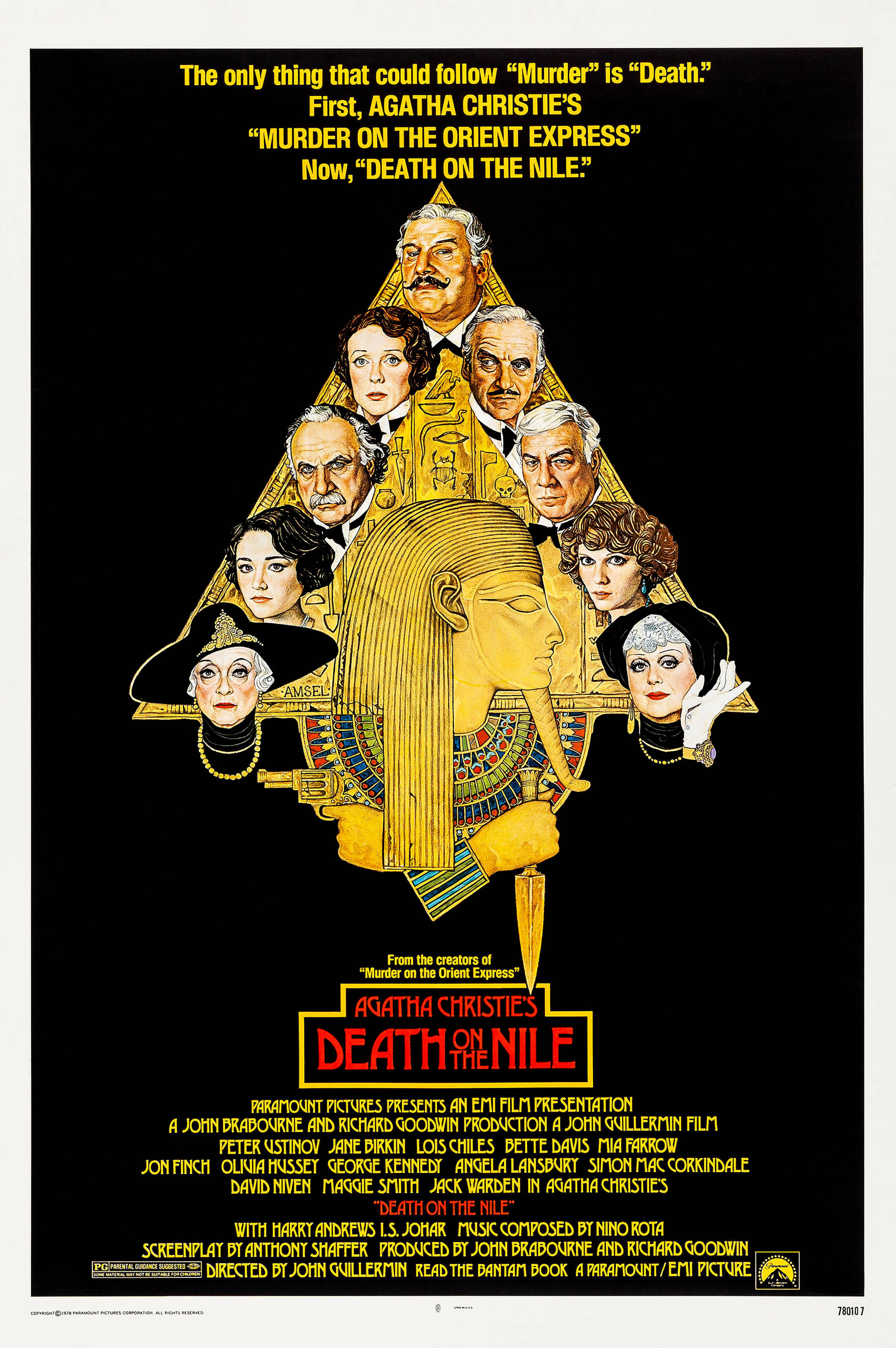 Death on the Nile -juliste David Niven Taustakuvat
