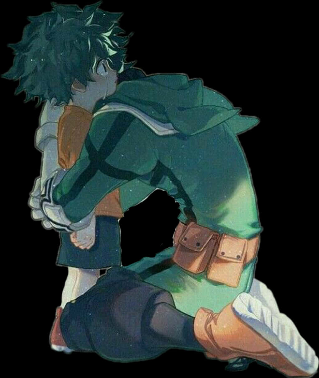 Deku-sankariasun selkäkuva Taustakuvat