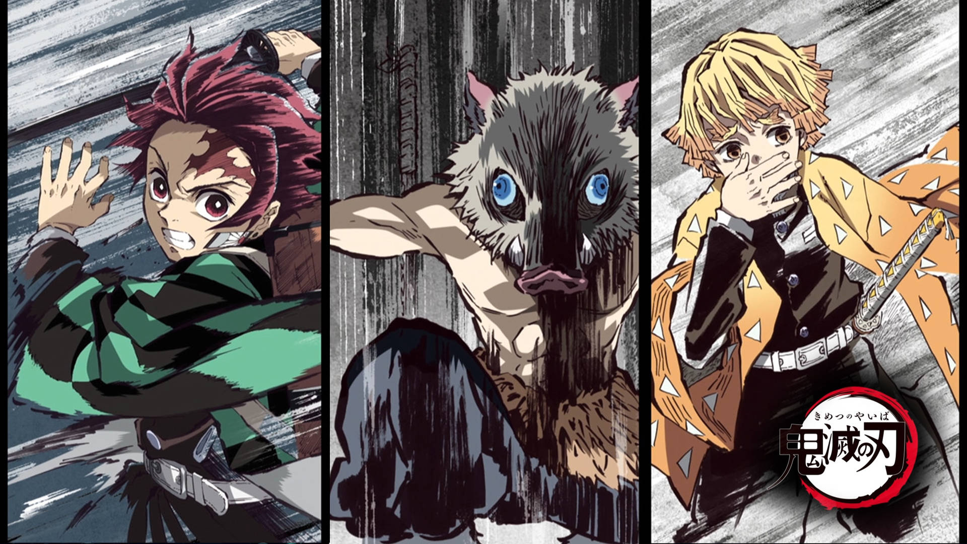 Demon Slayer 4k Dramaattinen Taustakuva