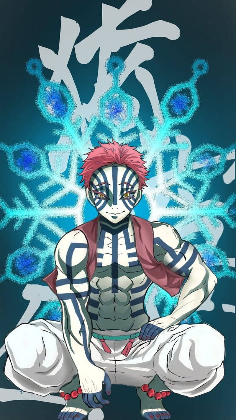 Demon Slayer Akaza Tuhoava Kuoleman Tekniikka Taustakuvat