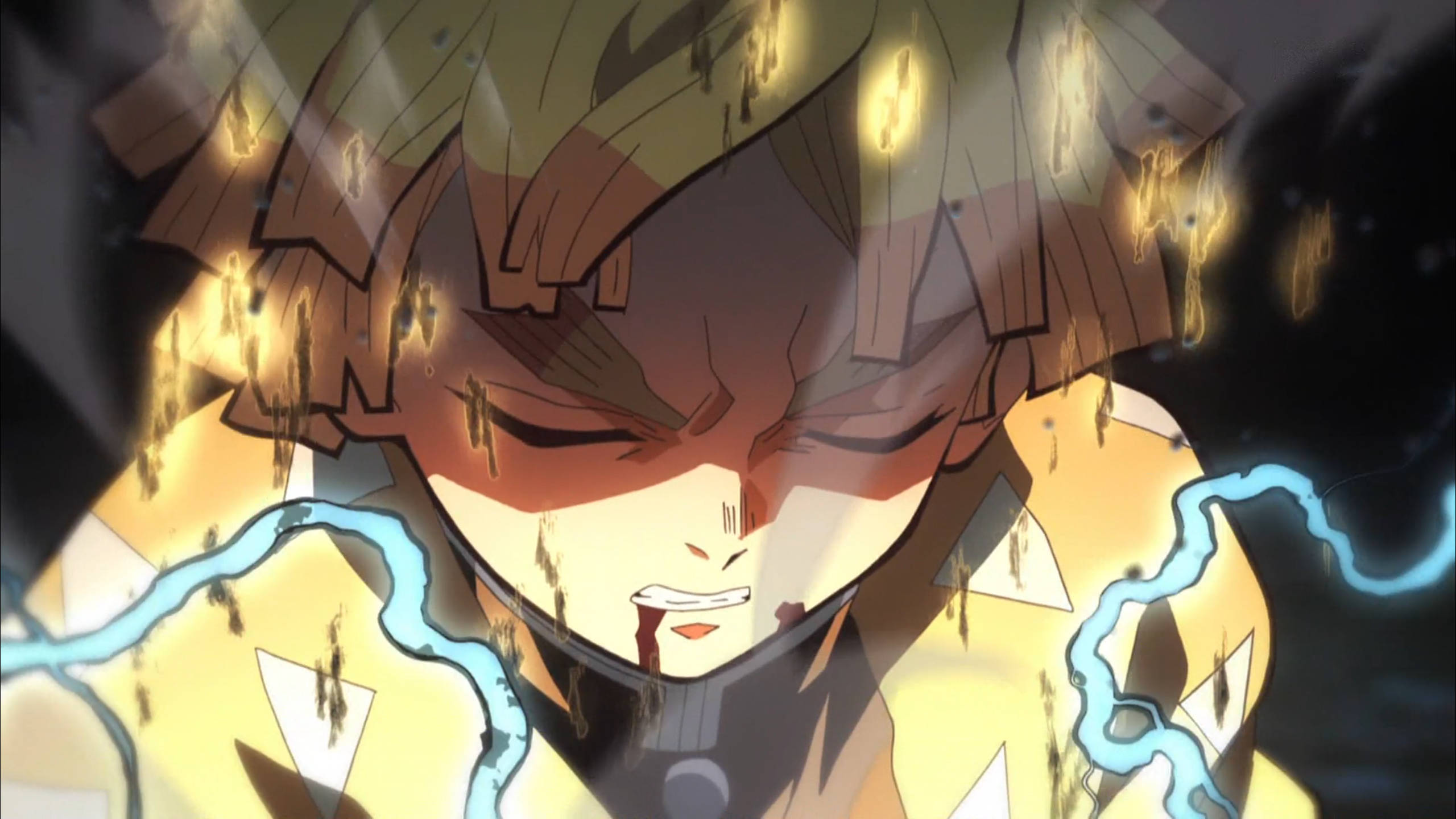 Demon Slayer Haavoittunut Zenitsu Taustakuvat