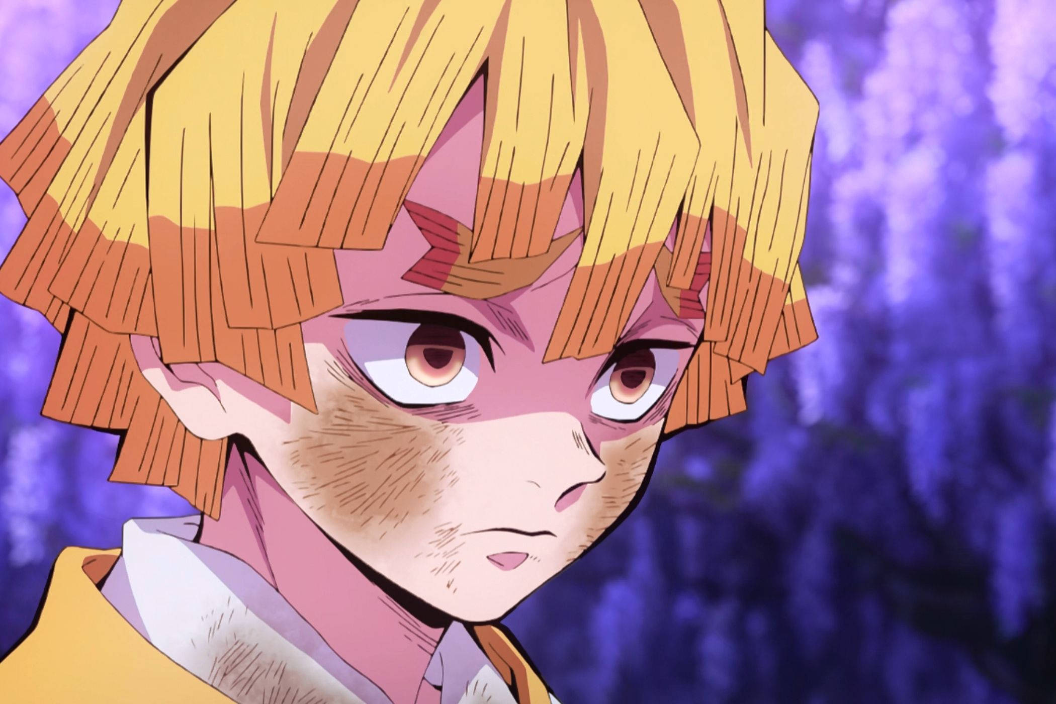 Demon Slayer Likaantunut Zenitsu Taustakuvat