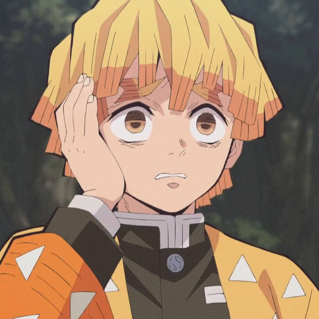 Demon Slayer Pelästynyt Zenitsu Taustakuvat