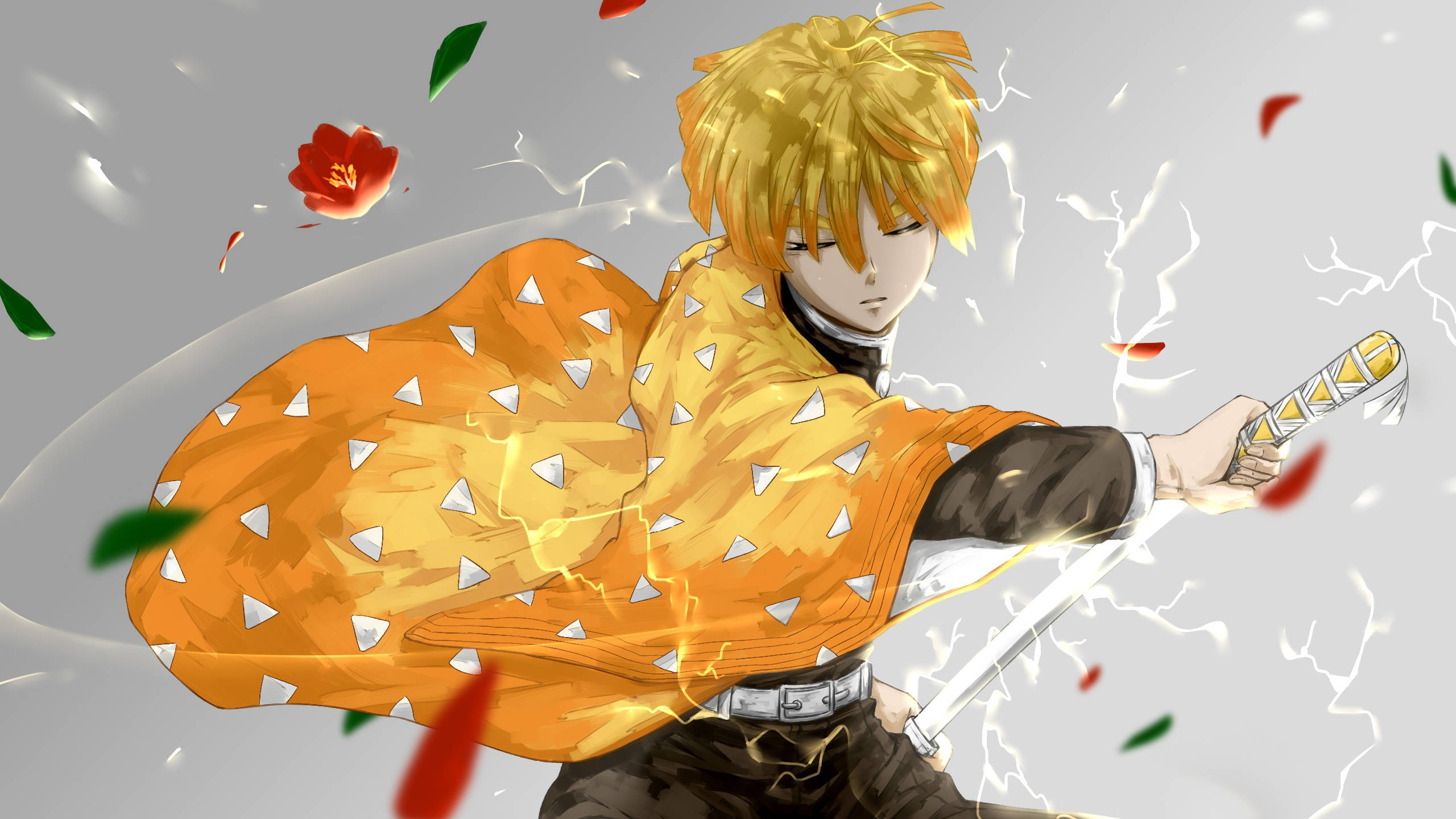 Demon Slayer Tajuton Zenitsu Taustakuvat