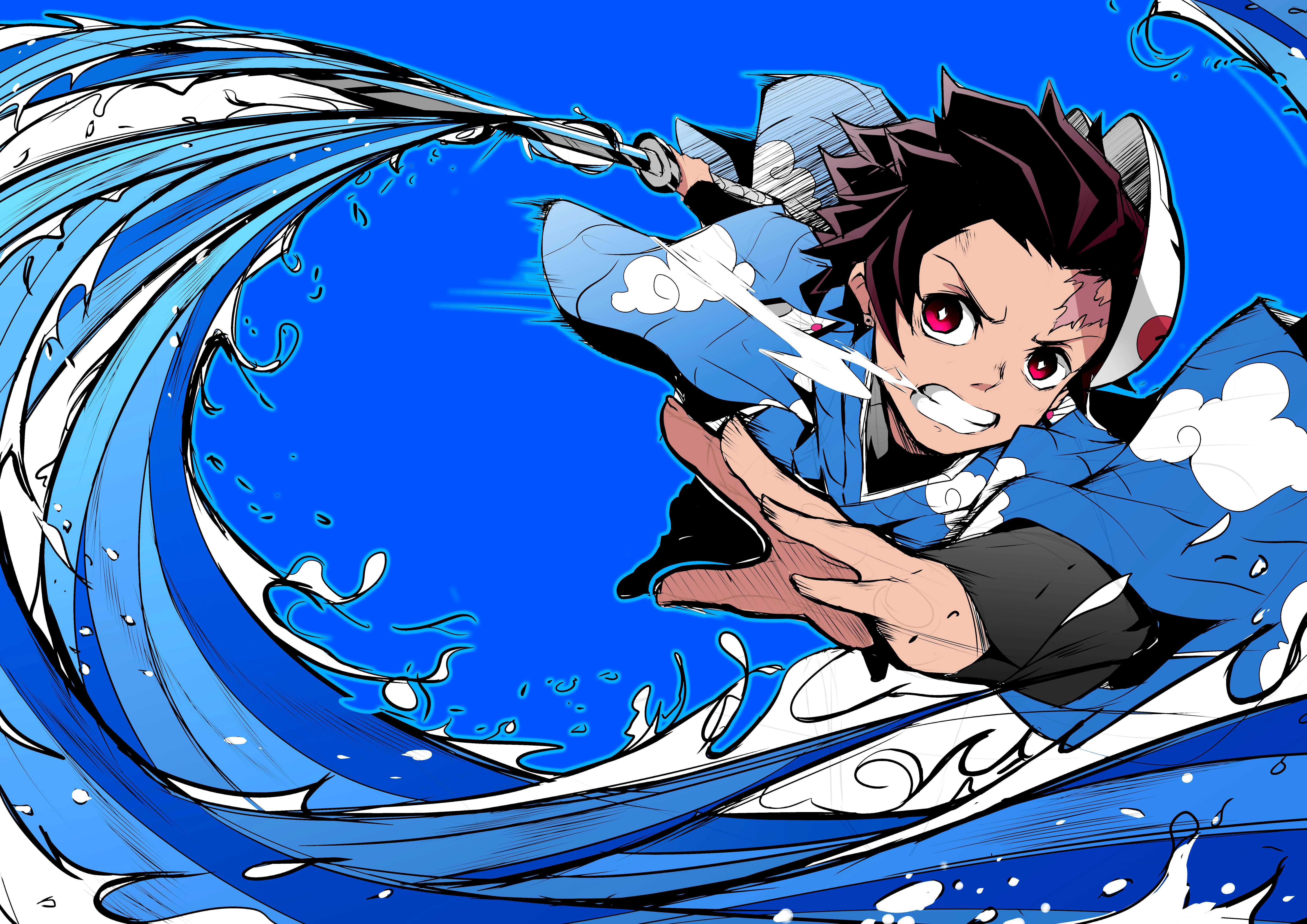 Demon Slayer Tanjiro Hengitystekniikka Taustakuvat