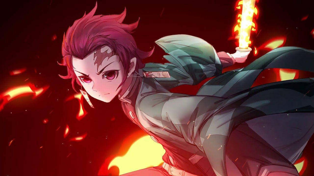 Demon Slayer Tanjiro Tuli Taustakuvat