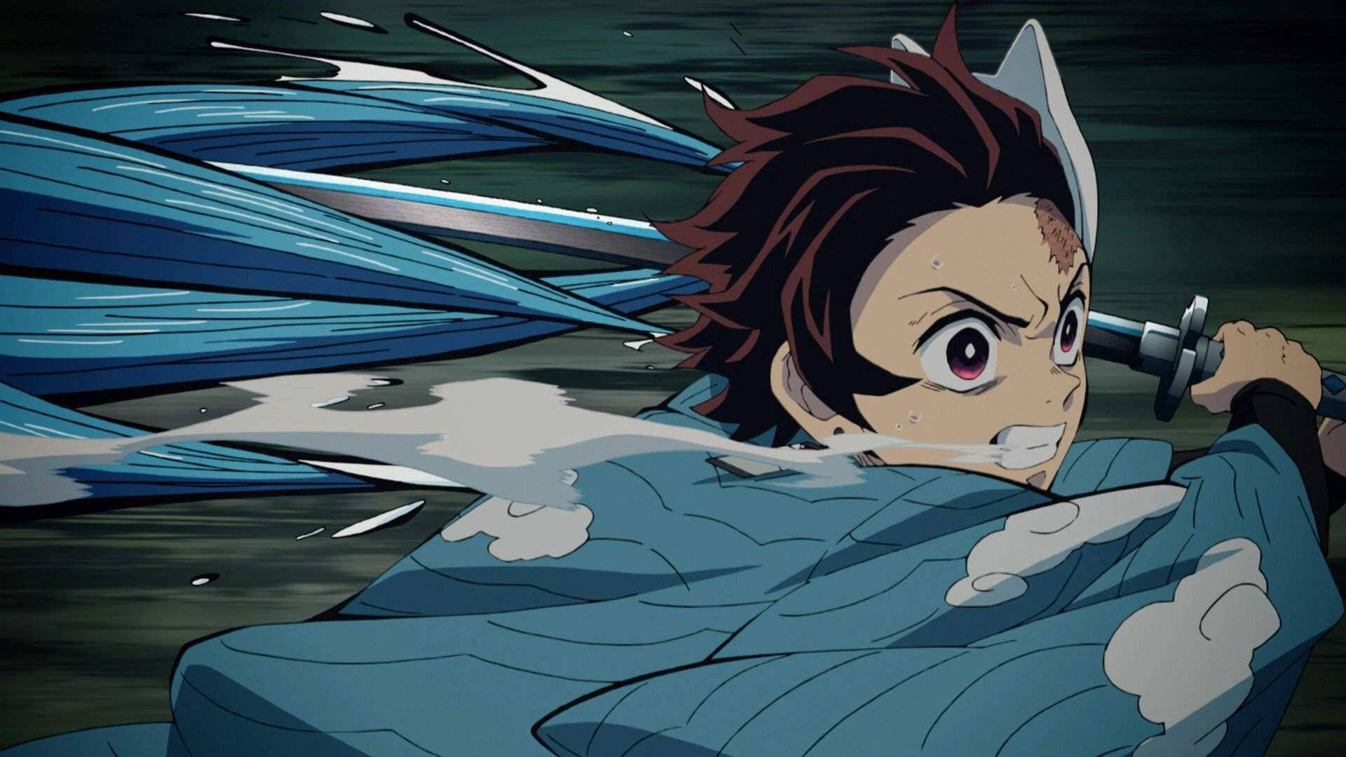 Demon Slayer Tanjiro Kolmas Muoto Taustakuvat