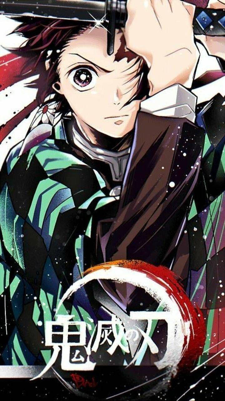 Demon Slayer Tanjiro yksi silmä peitettynä Taustakuvat