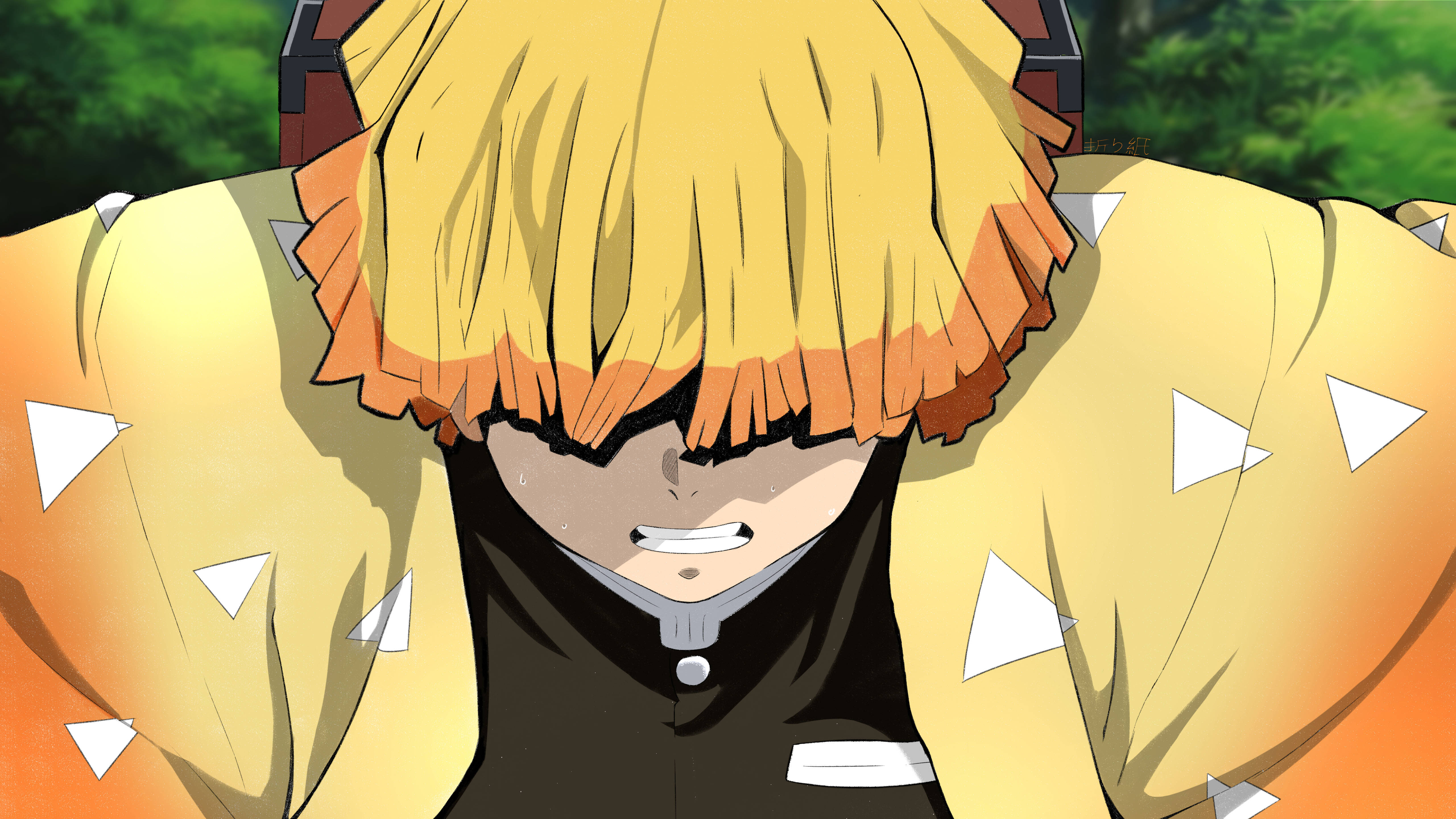 Demon Slayer Vihainen Zenitsu Taustakuvat
