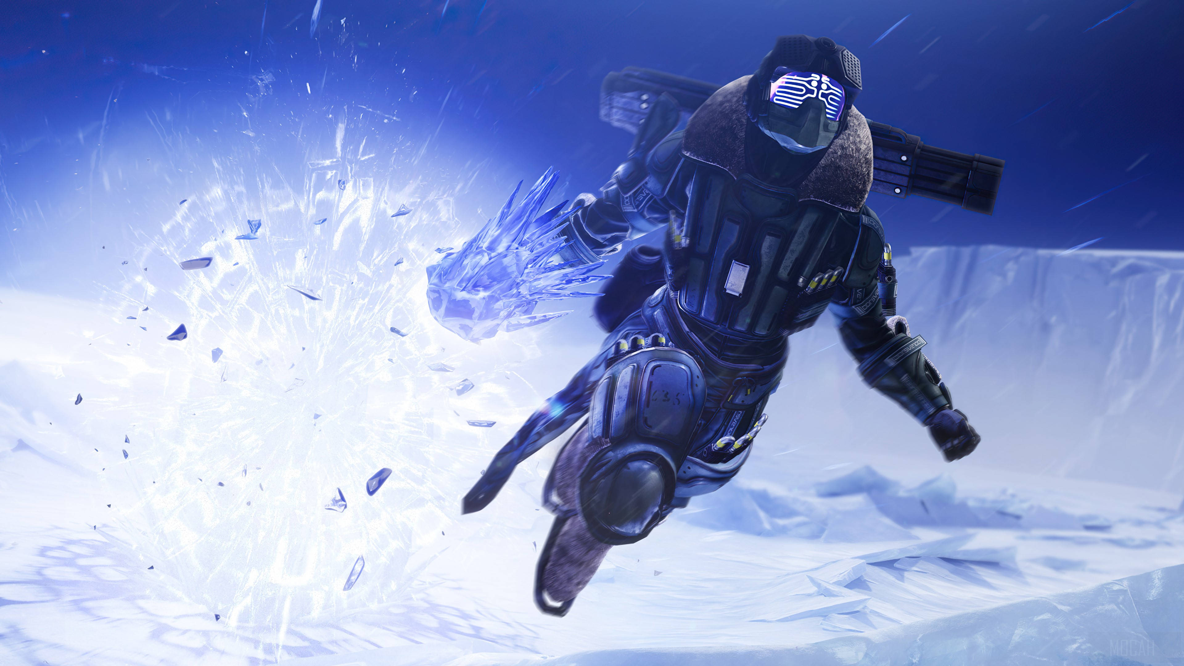 Destiny 2 Beyond Light - Hahmo Lentämässä Taustakuvat