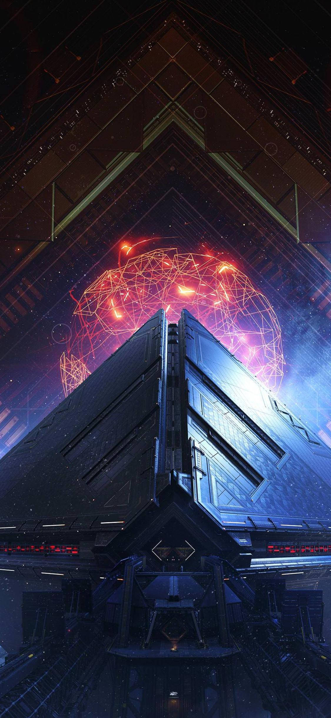 Destiny 2 iPhone Pyramidion 3D Taustakuvat