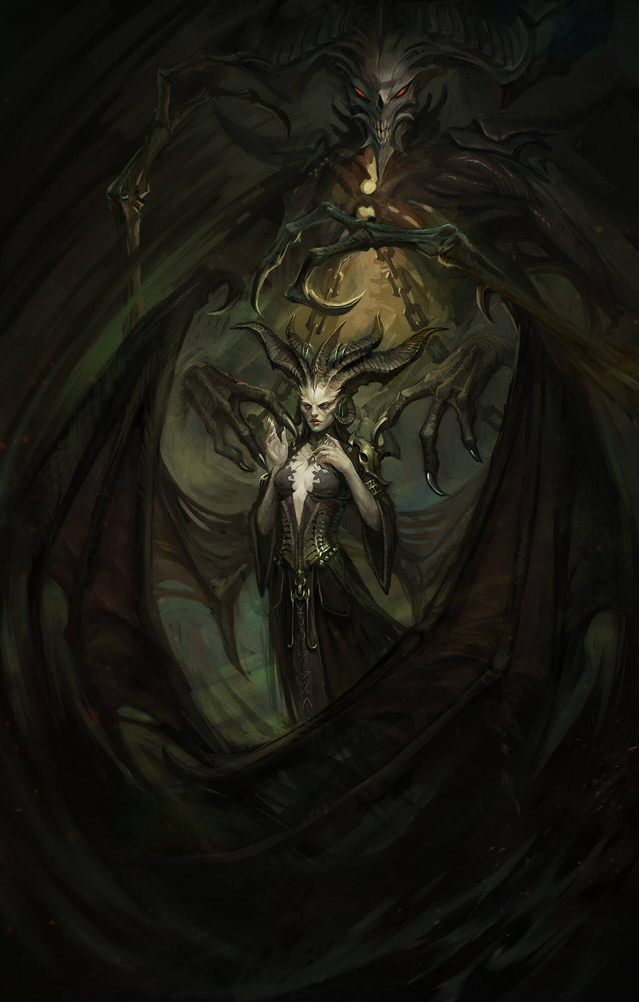 Diablo 4 Lilithin kynsi Taustakuvat