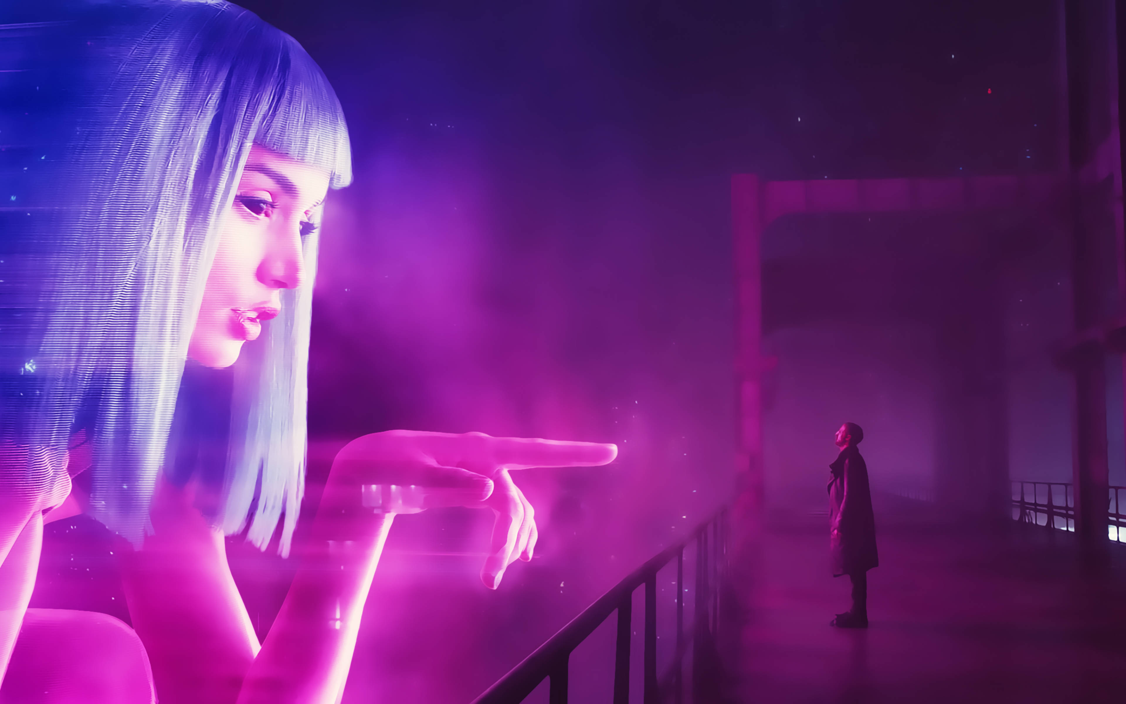Digitaalinen kumppani Joi Blade Runner 2049 4K Taustakuvat