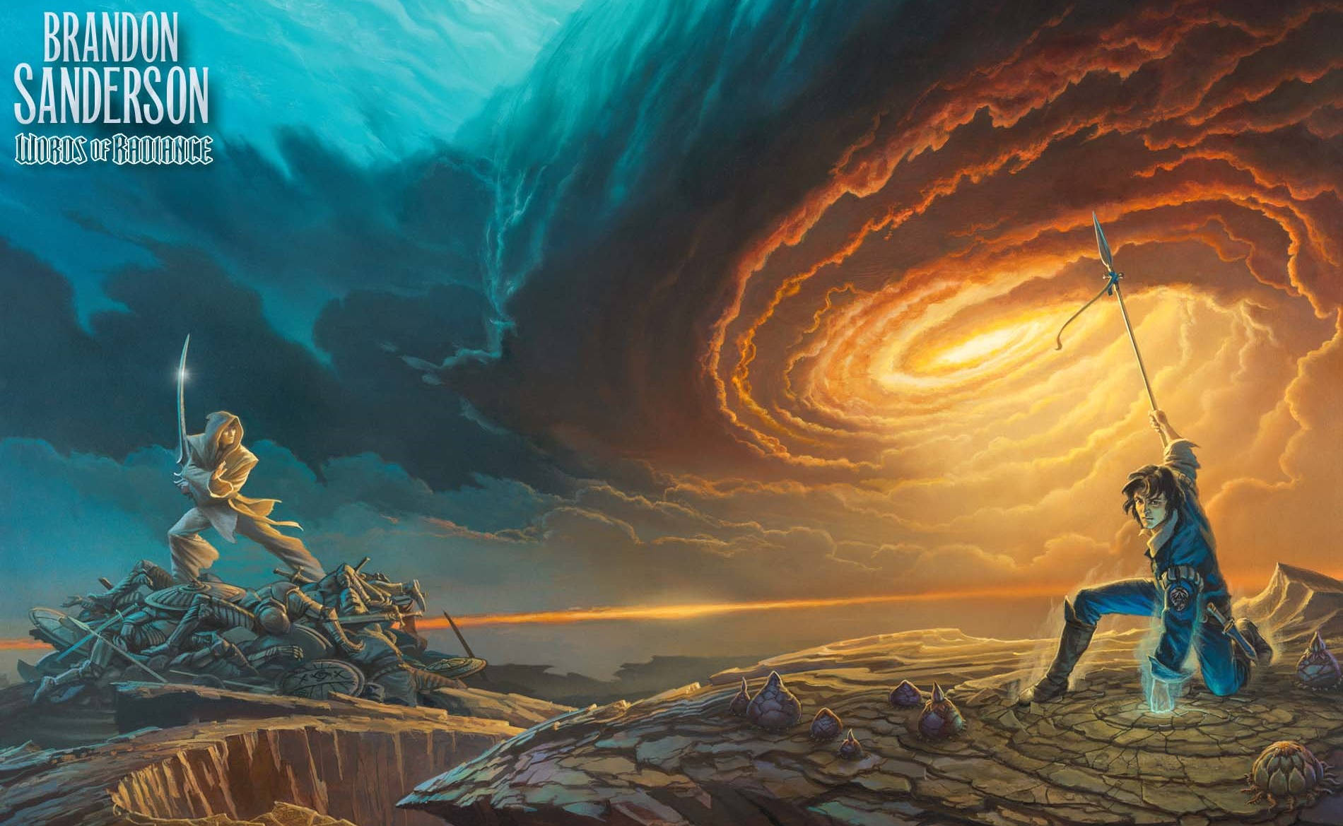 Digitaalinen taidekirjan kansi Words of Radiance Taustakuvat
