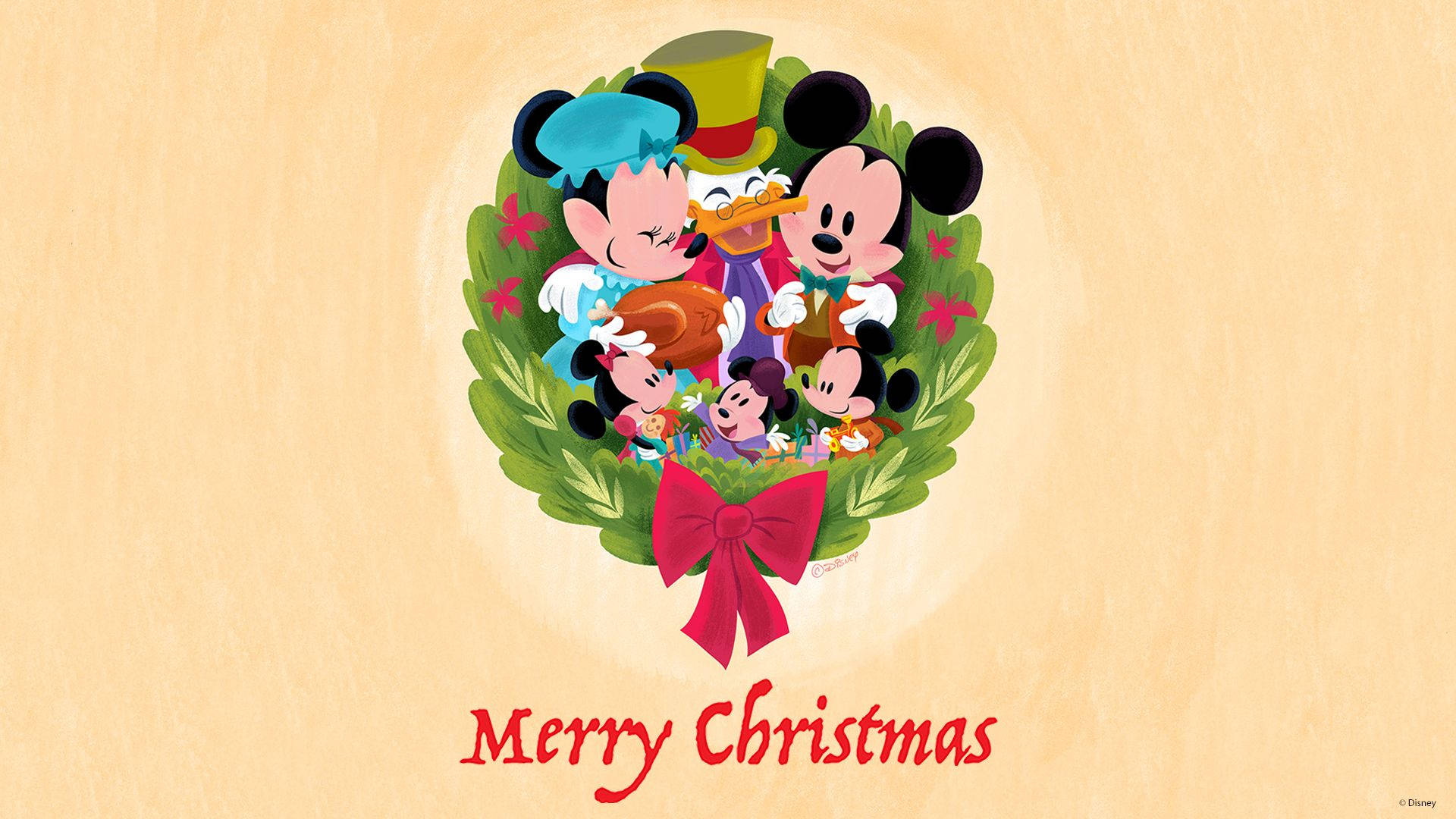 Disney 1920x1080 HD Mikki Hiiri Jouluseppele Taustakuvat