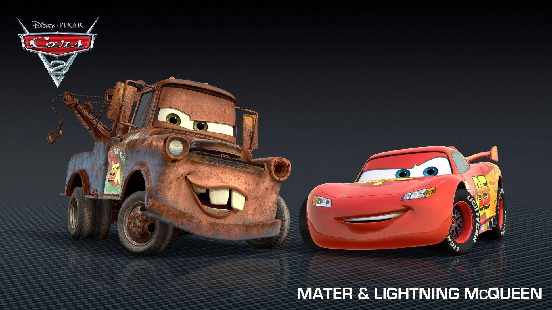 Disney 1920x1080 HD Cars Lightning McQueen ja Mater Taustakuvat