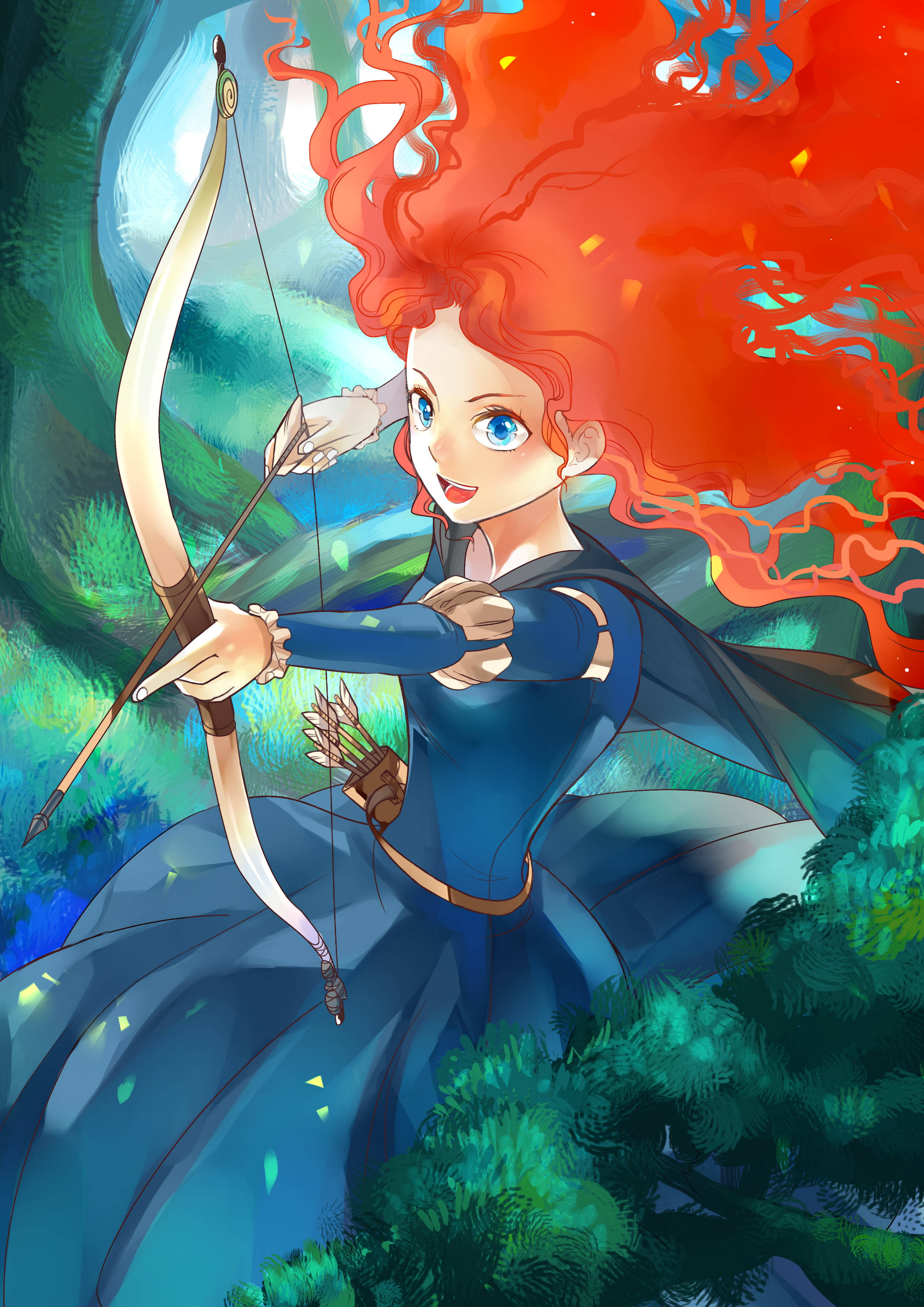 Disney Brave anime-tyyli Taustakuvat