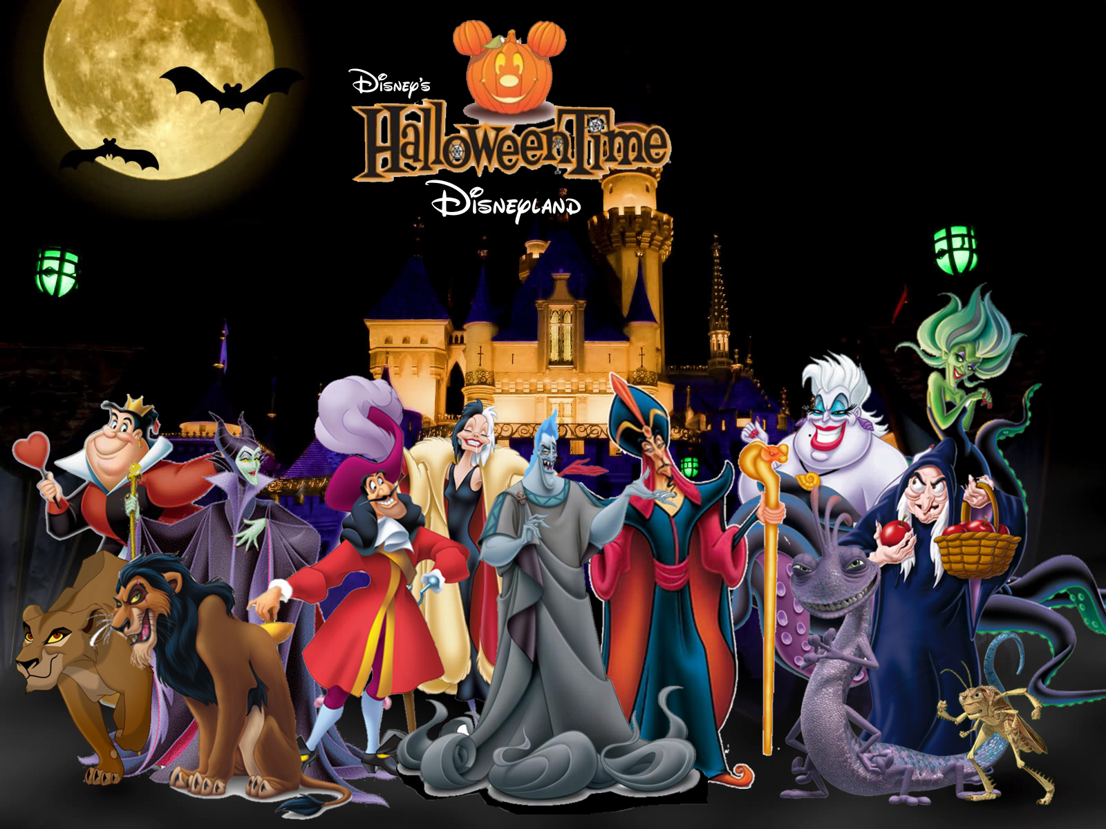 Disney Halloween 1600 x 1200 taustakuva Taustakuvat