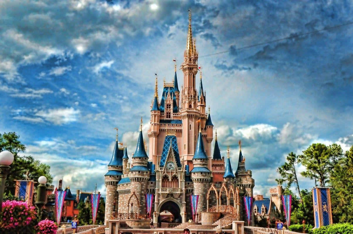 Disney World -esteettinen taivas työpöydälle Taustakuvat