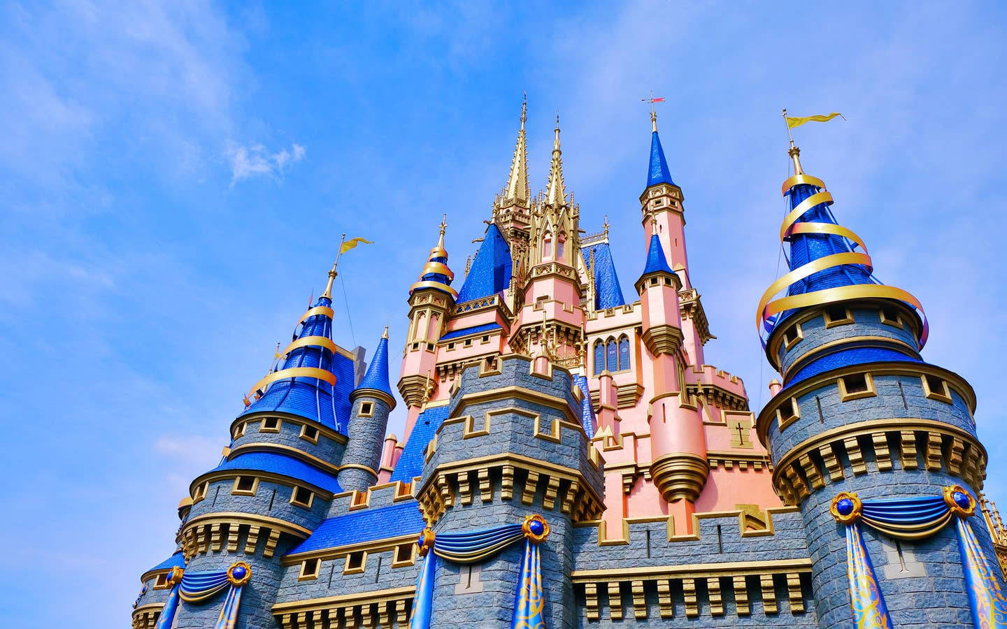Disneyworldin linnan lähikuva Taustakuvat
