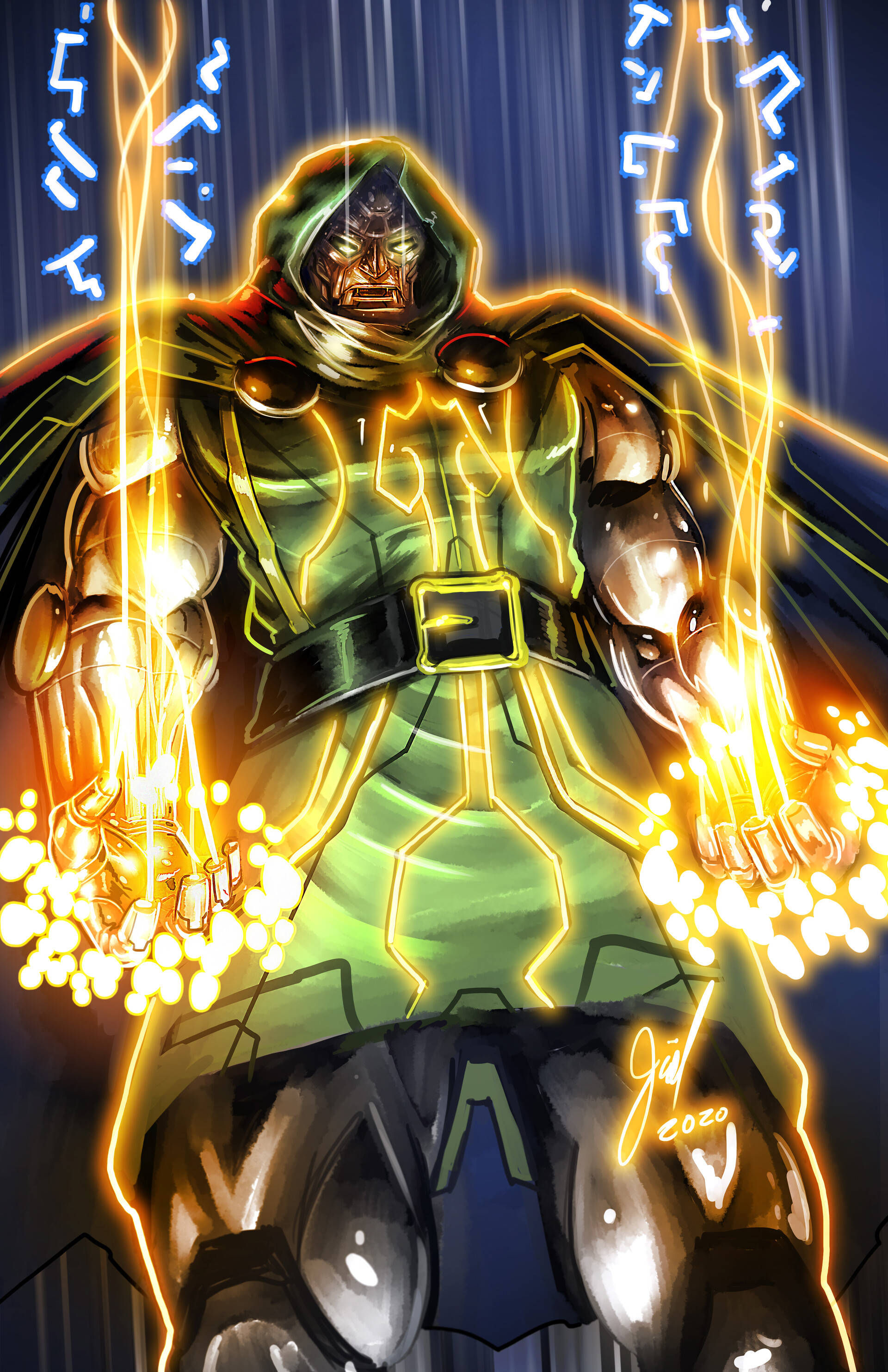 Doctor Doom -käsineen laserit Taustakuvat