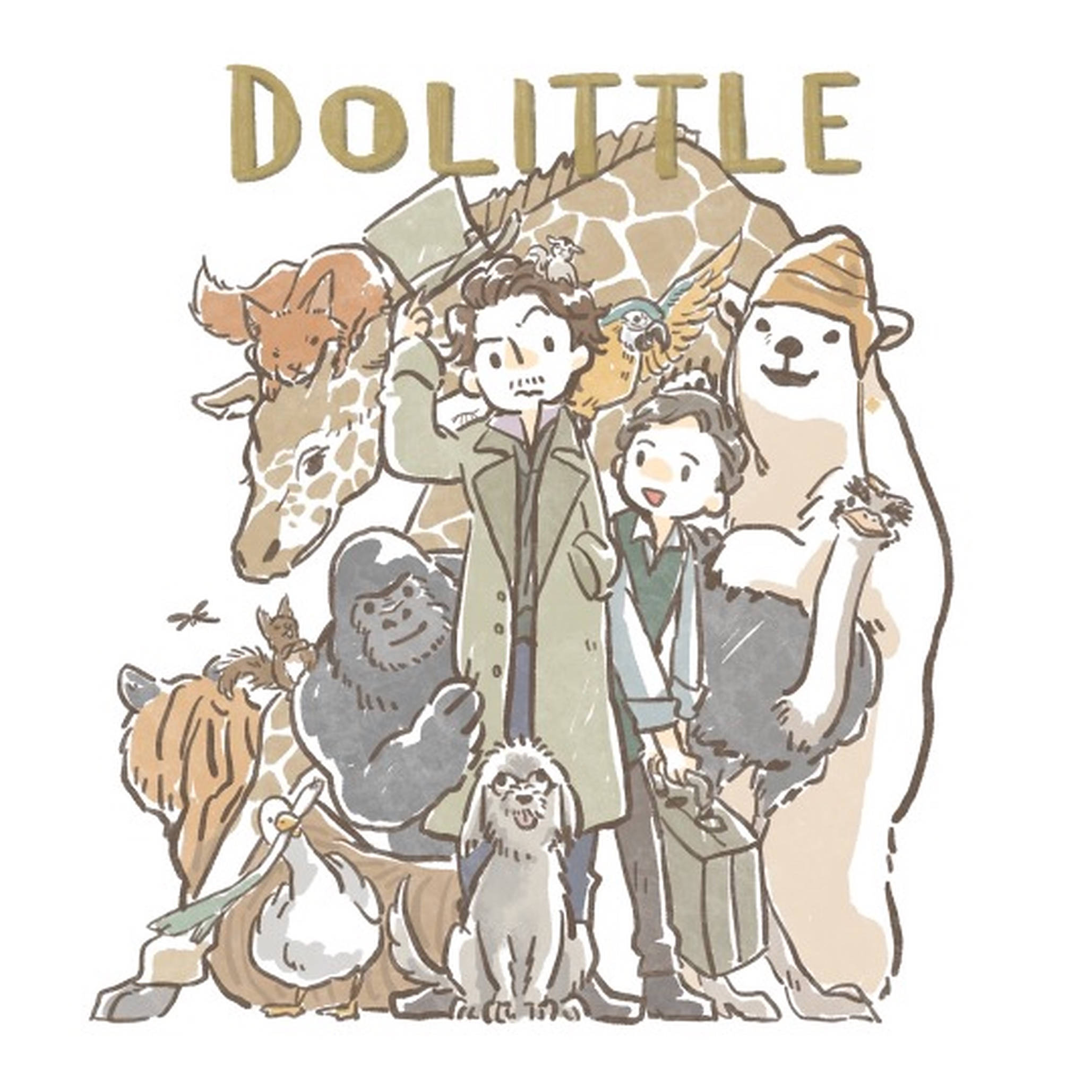 Dolittle-fanitaide Taustakuvat