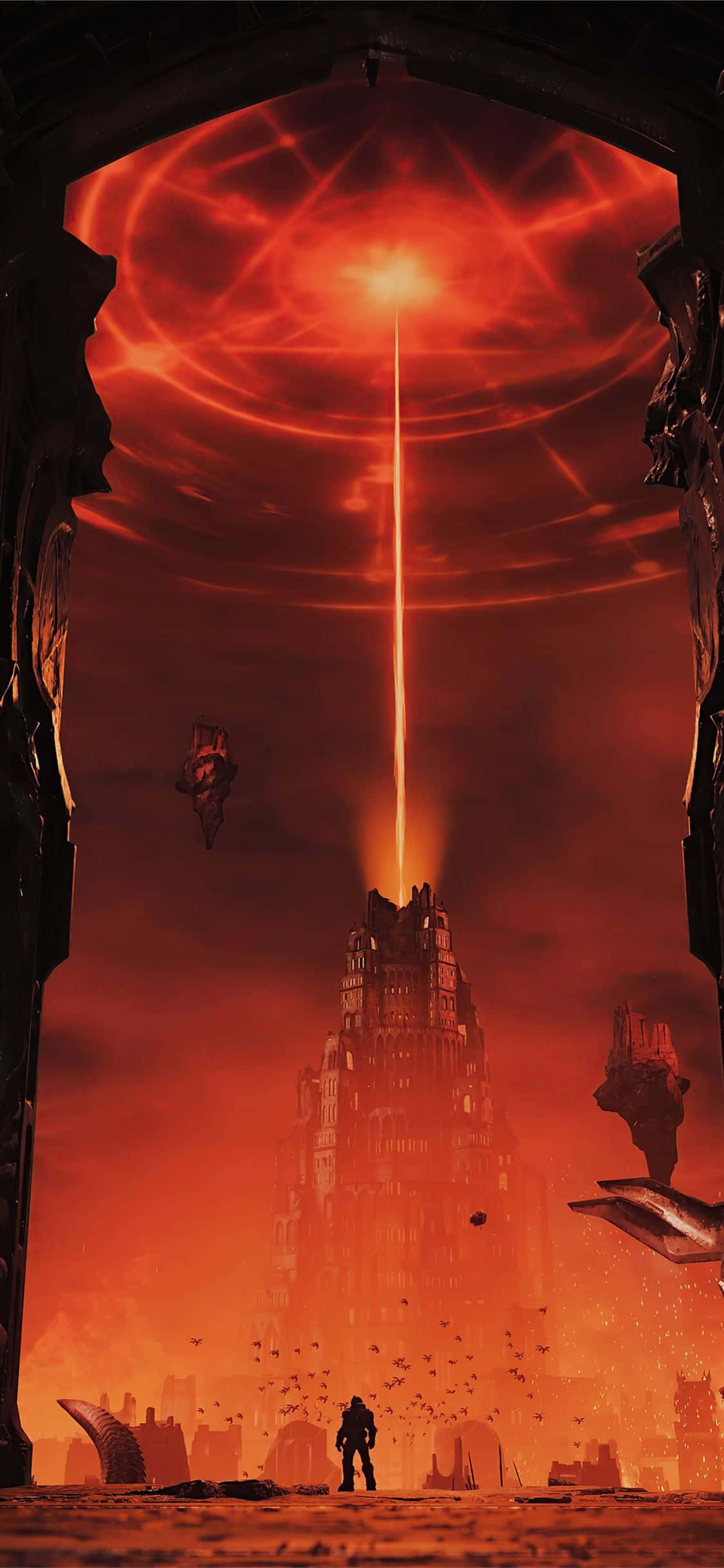 Doom Slayer toiminnassa Doom Eternalissa Taustakuvat