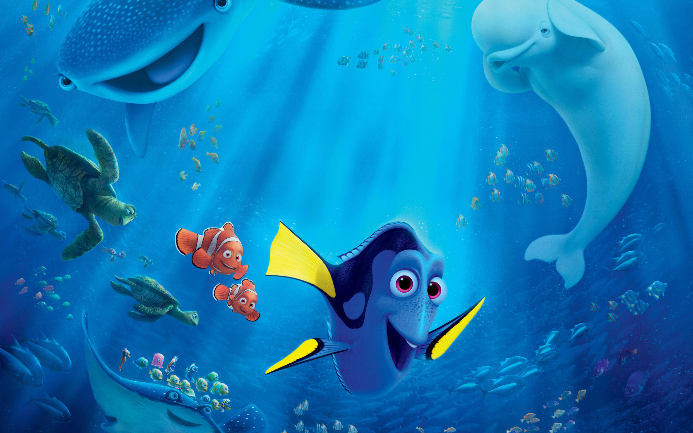 Dory ja Nemo Disney 4K Ultra Wide Taustakuvat