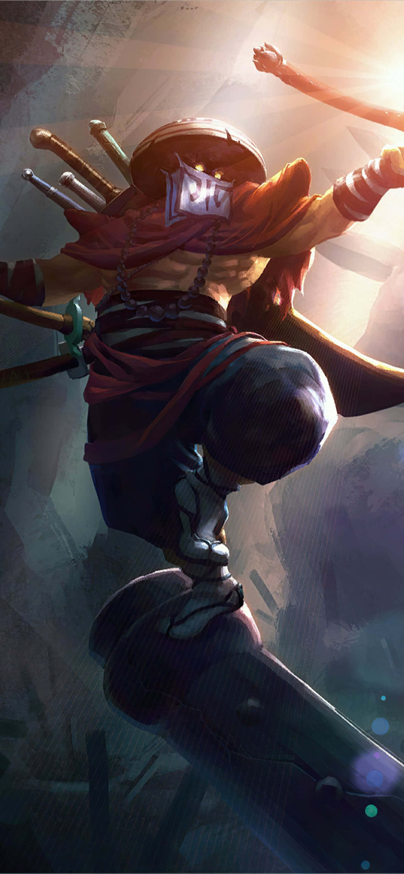 Dota 2 Juggernaut Ninja-asussa Taustakuvat