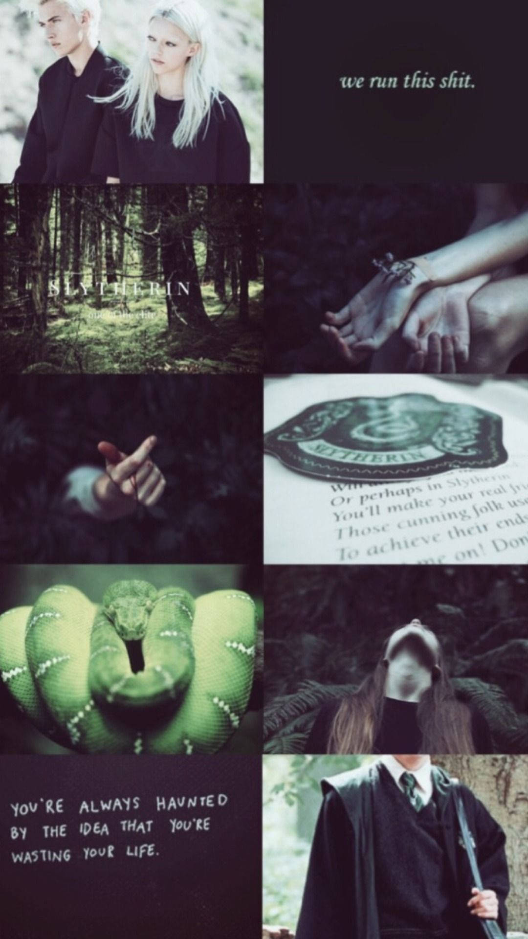 Draco Malfoy Slytherin-parin estetiikka Taustakuvat