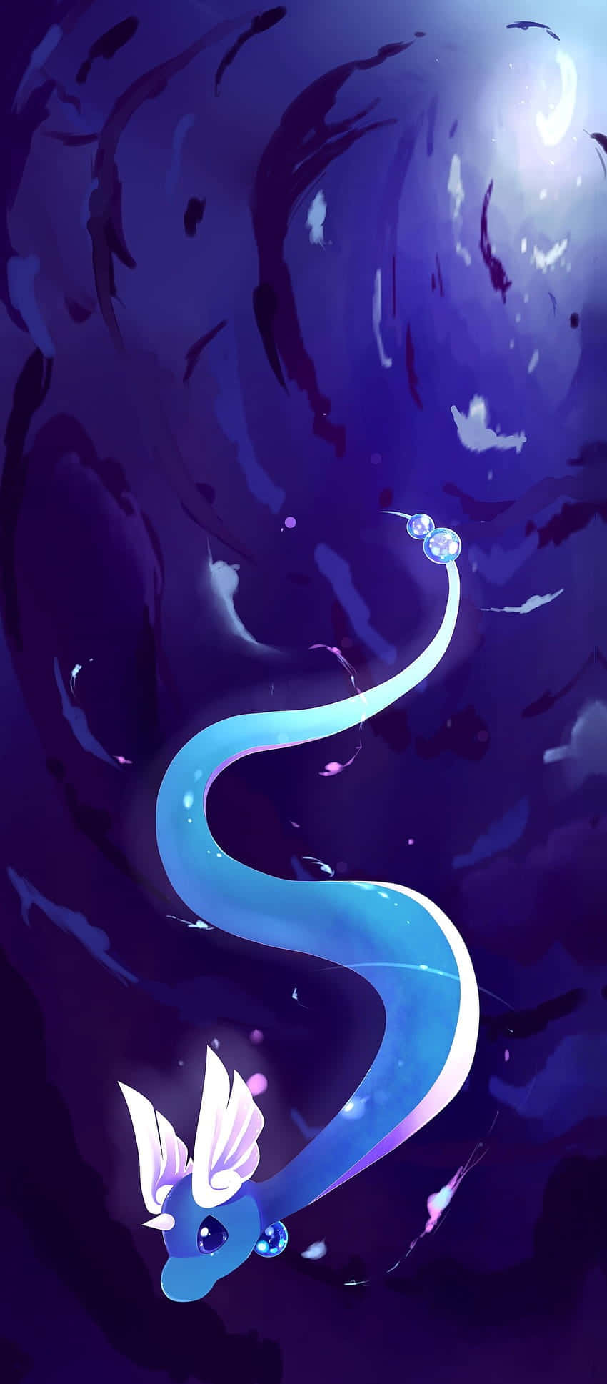 Dragonair vedessä abstrakti kuvitus Taustakuvat