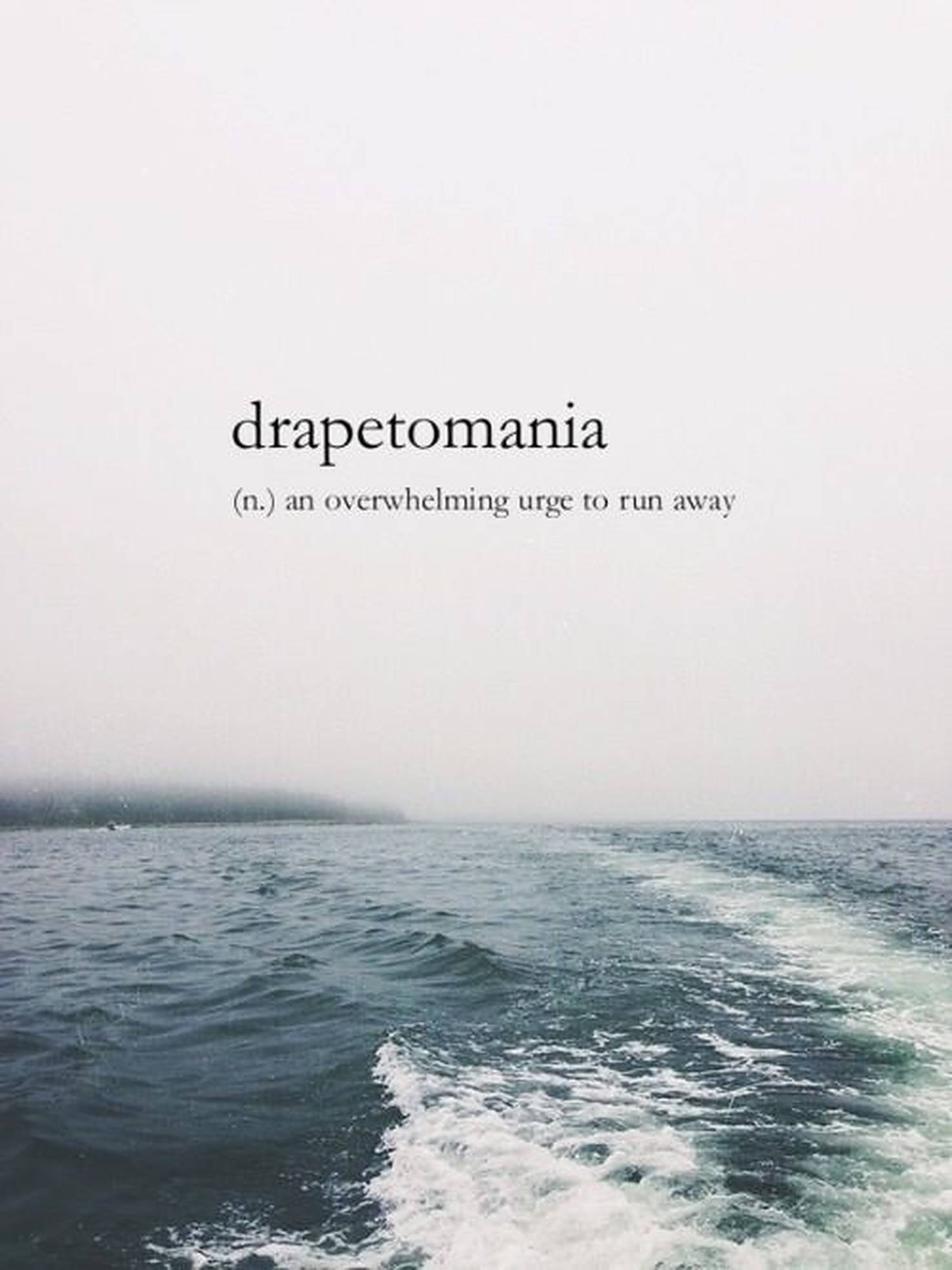 Drapetomania estetiikkasana Taustakuvat