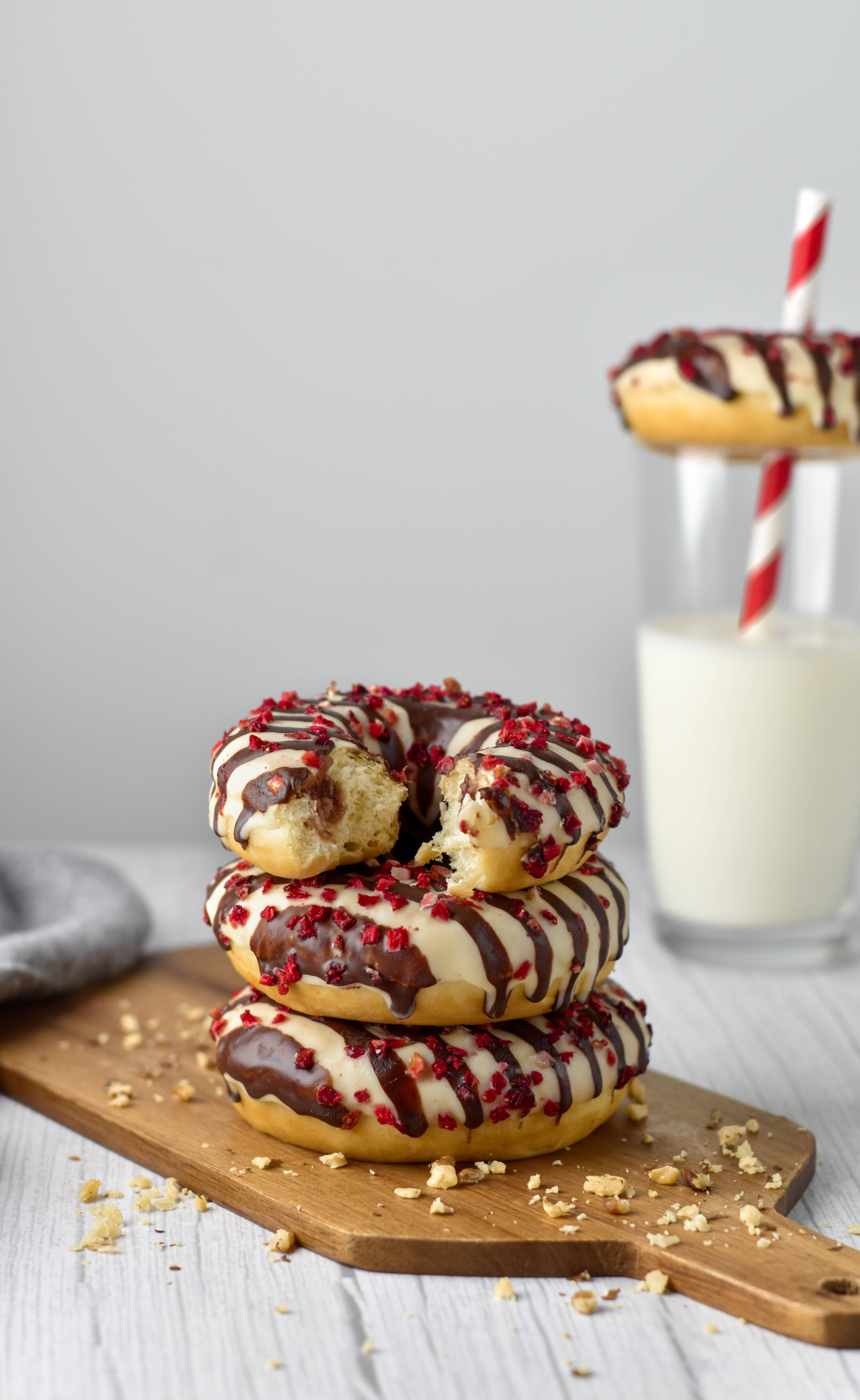 Drizzled Pastry Donuts Taustakuvat