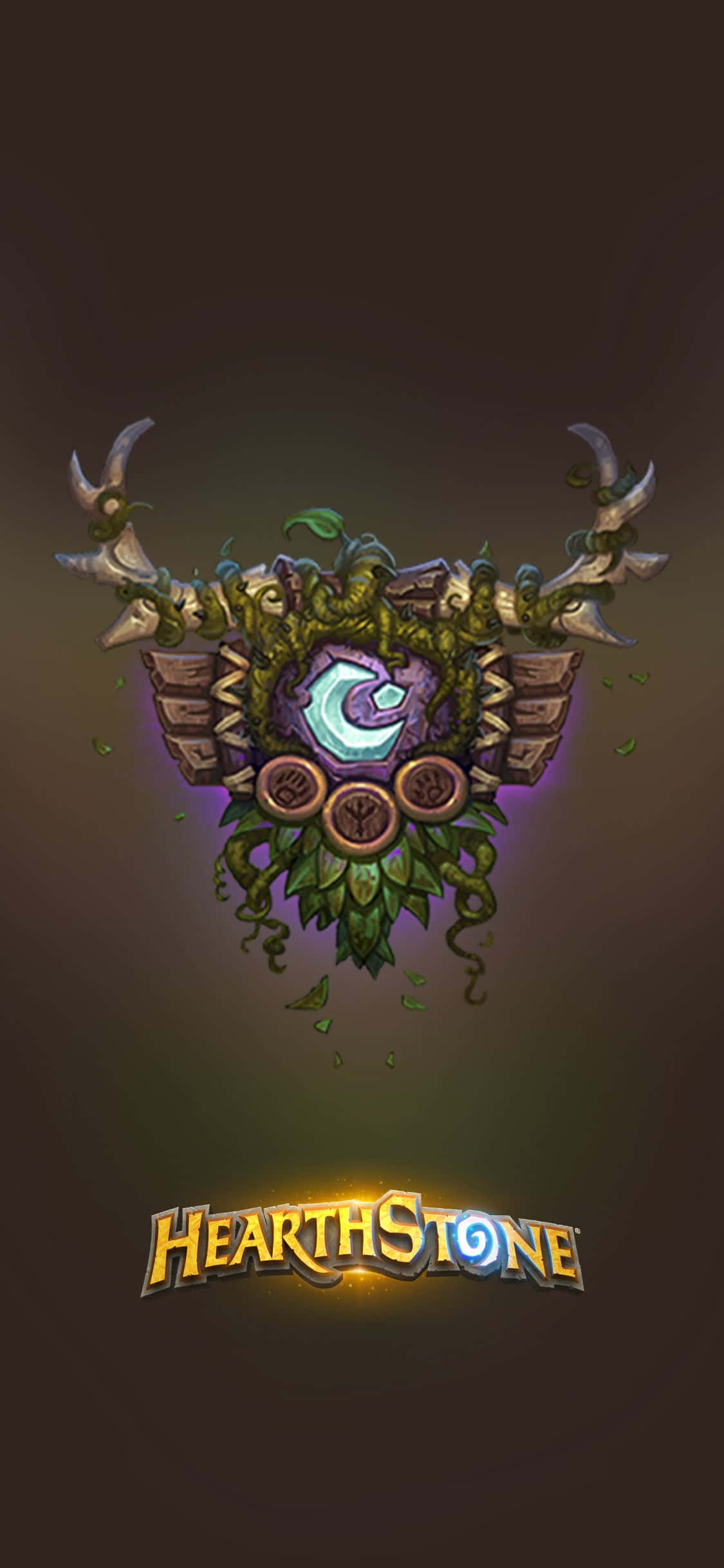 Druidien tunnus iPhone XS Hearthstone -taustakuva Taustakuvat