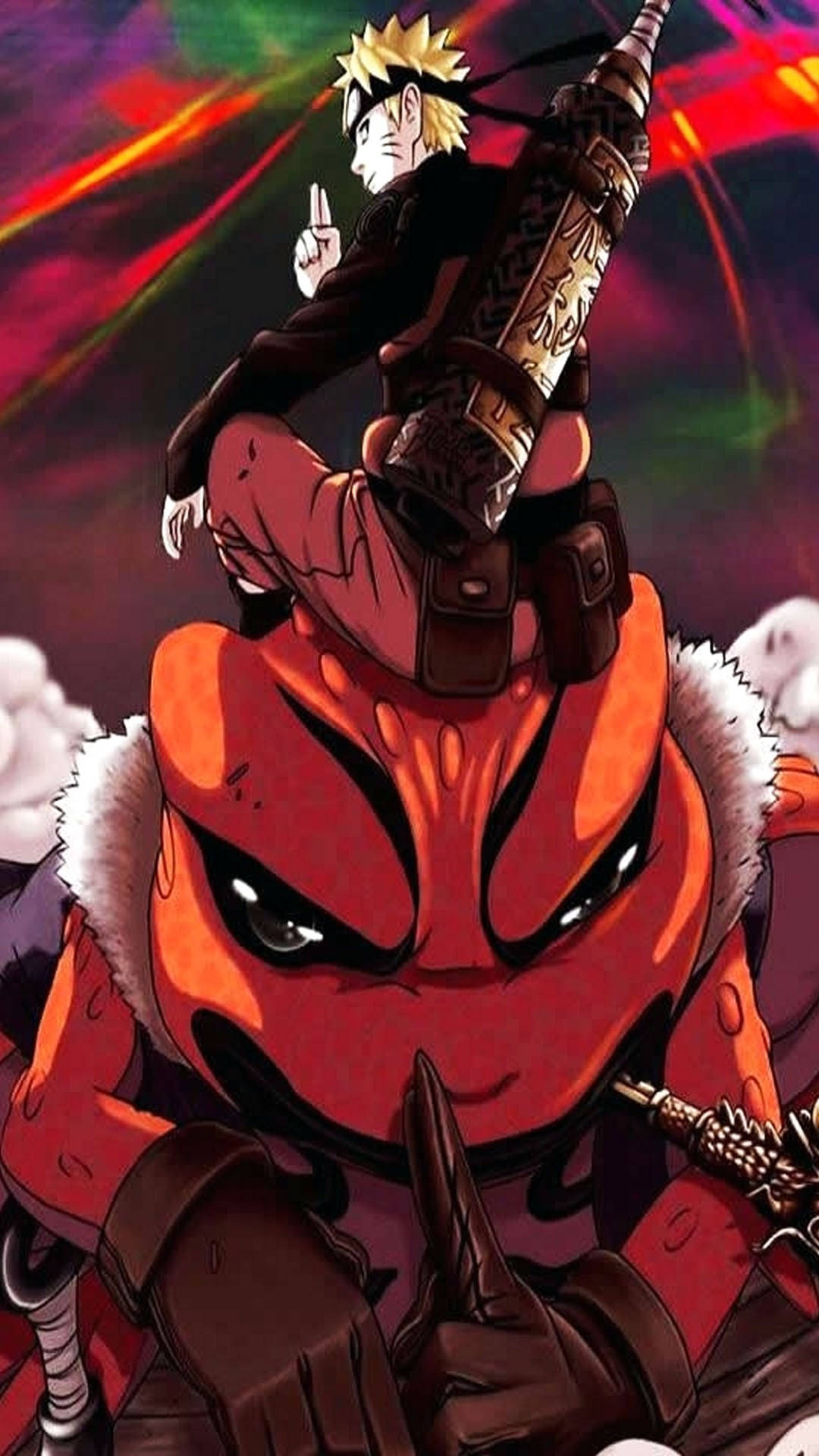 Dynaaminen Naruto Uzumaki toiminnassa Taustakuvat