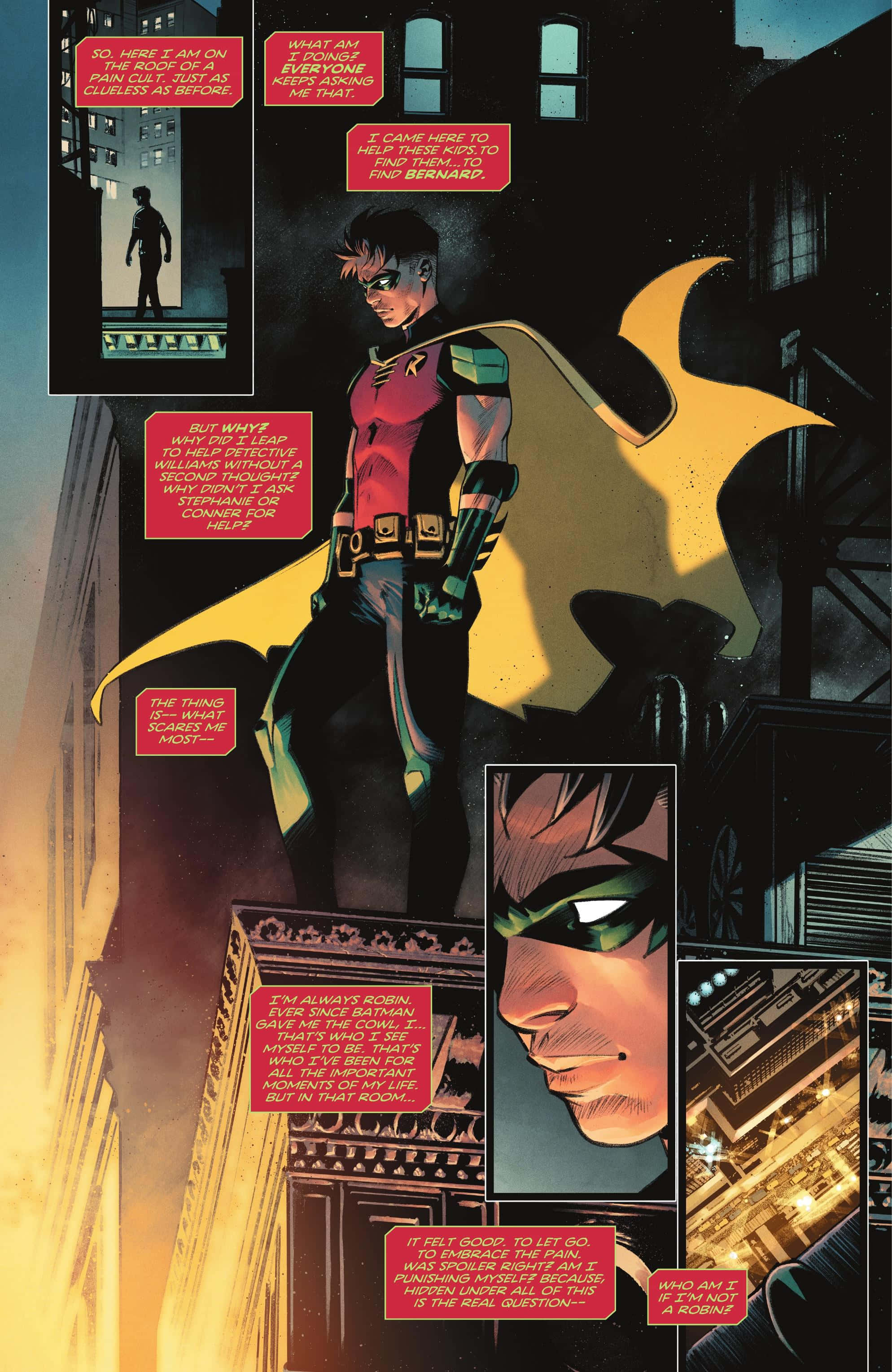 Dynaaminen Tim Drake toiminnassa Taustakuvat