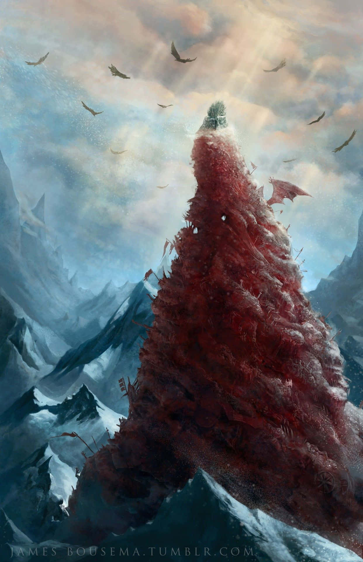 Eeppinen kohtaaminen Talvivaarassa – Game of Thrones -kohtaus Taustakuvat