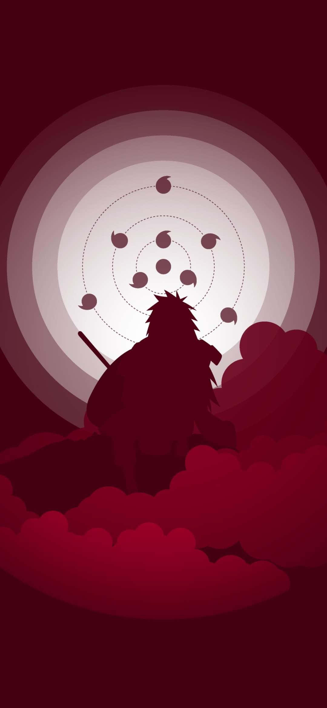 Eeppinen Madara Uchiha taistelussa - esteettinen taustakuva Taustakuvat