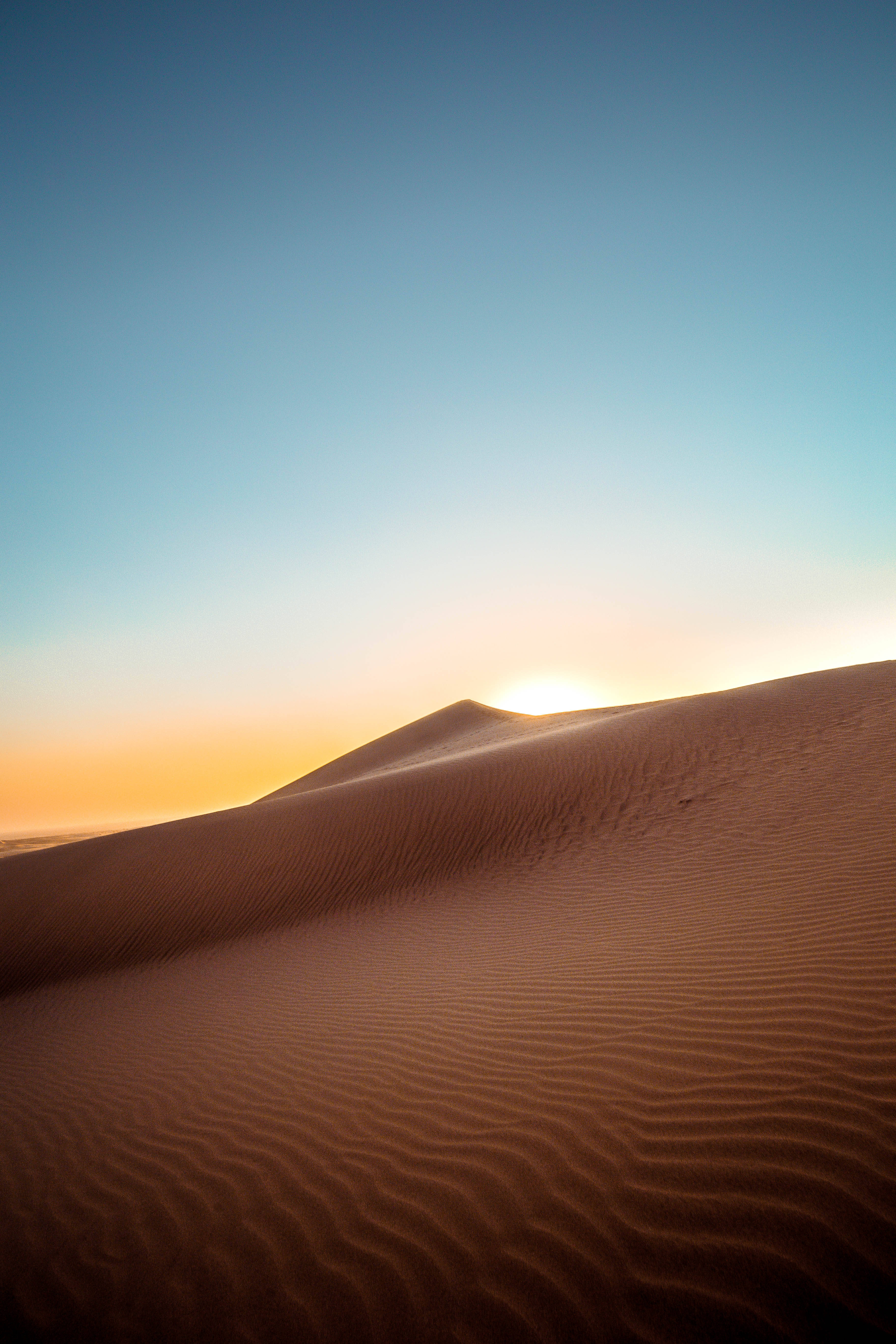 Egyptiläinen aavikon auringonnousu Taustakuvat