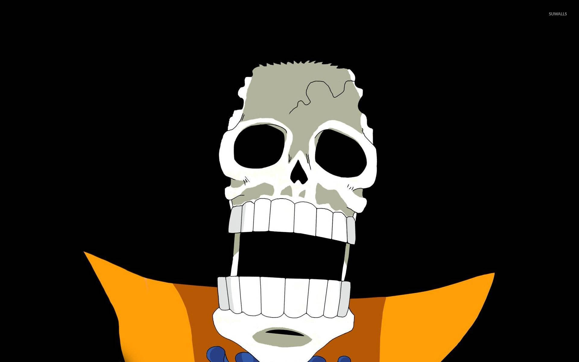 Ehdotus: “Brook One Piecesta, lähdössä uuteen seikkailuun!” Taustakuvat
