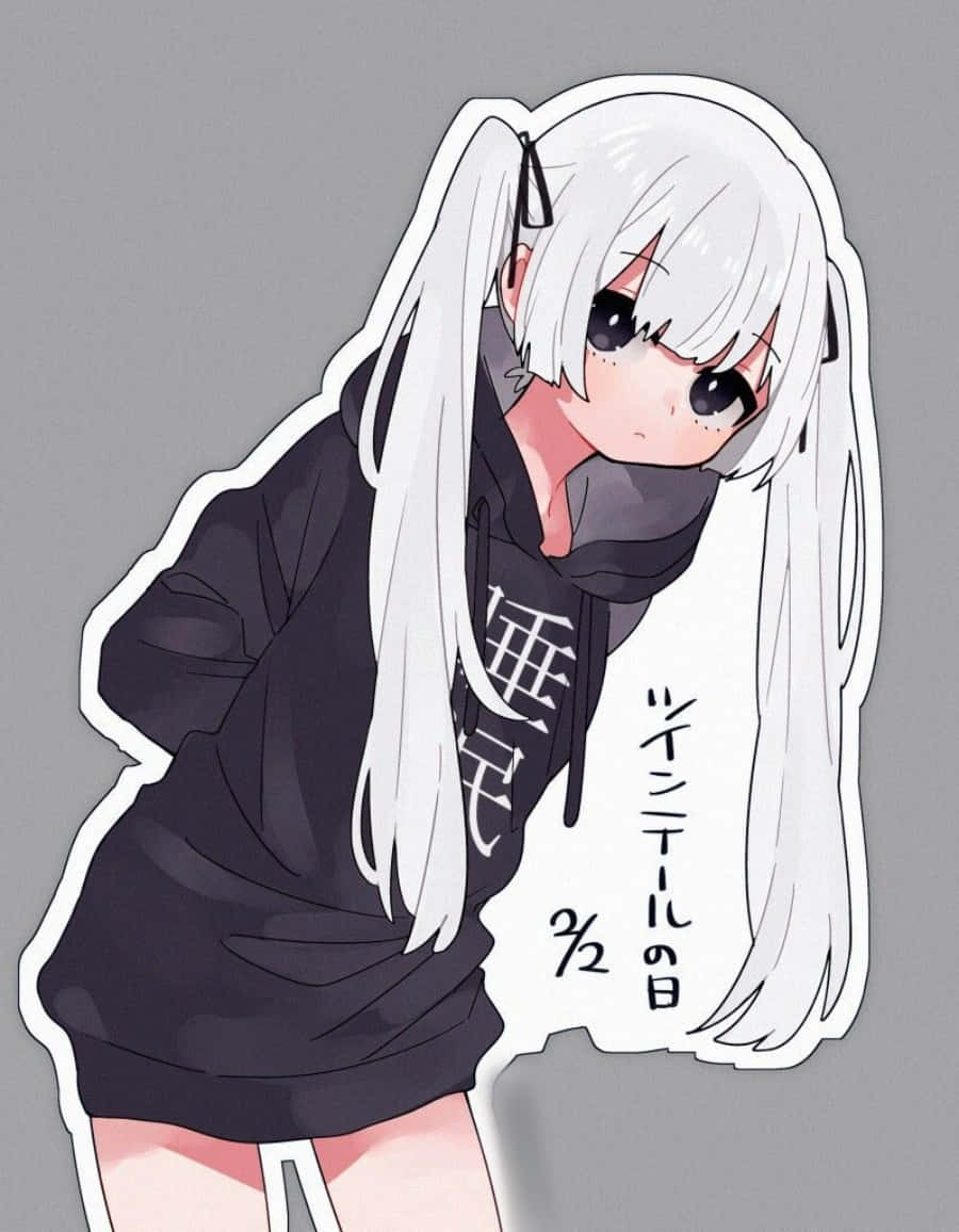 Ei mikään parempaa kuin kylpeminen tässä kodikkaassa Anime-tyttö hupparissa Taustakuvat