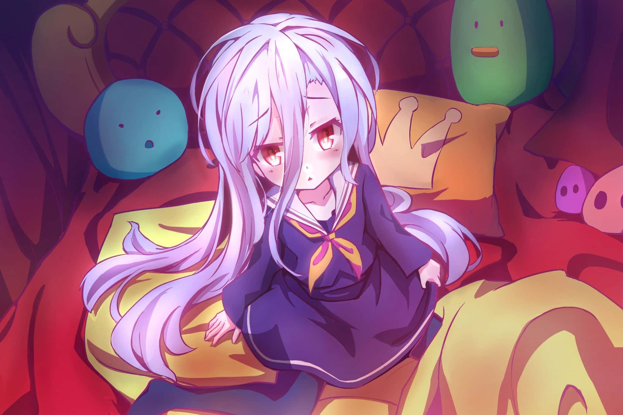 Ei rajoja, ei esteitä: No Game No Life Taustakuvat