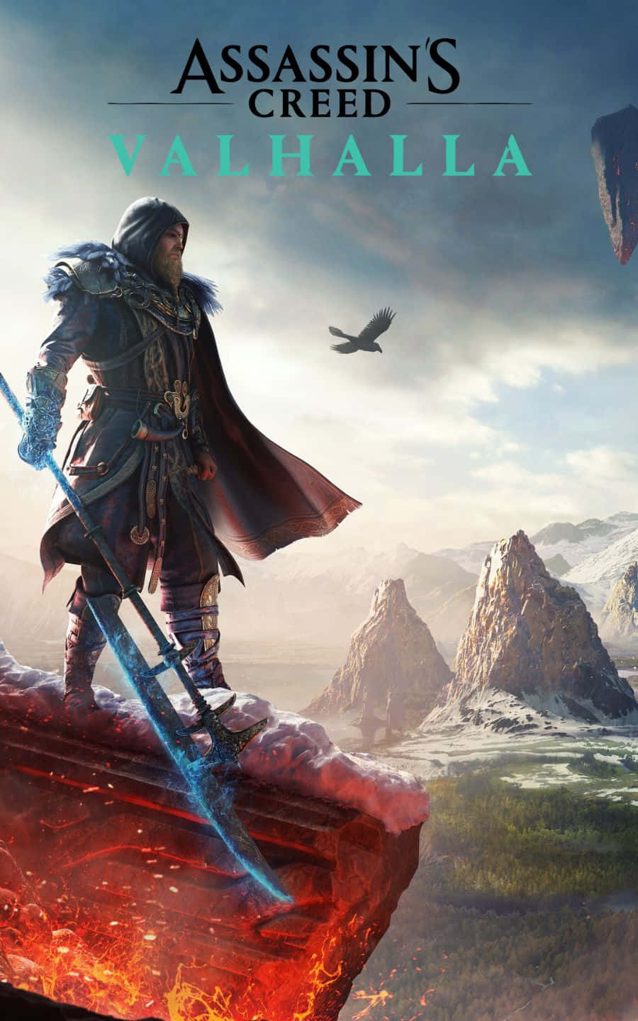 Eivor viikate kädessä 1440p Assassin's Creed Valhalla -taustakuva Taustakuvat